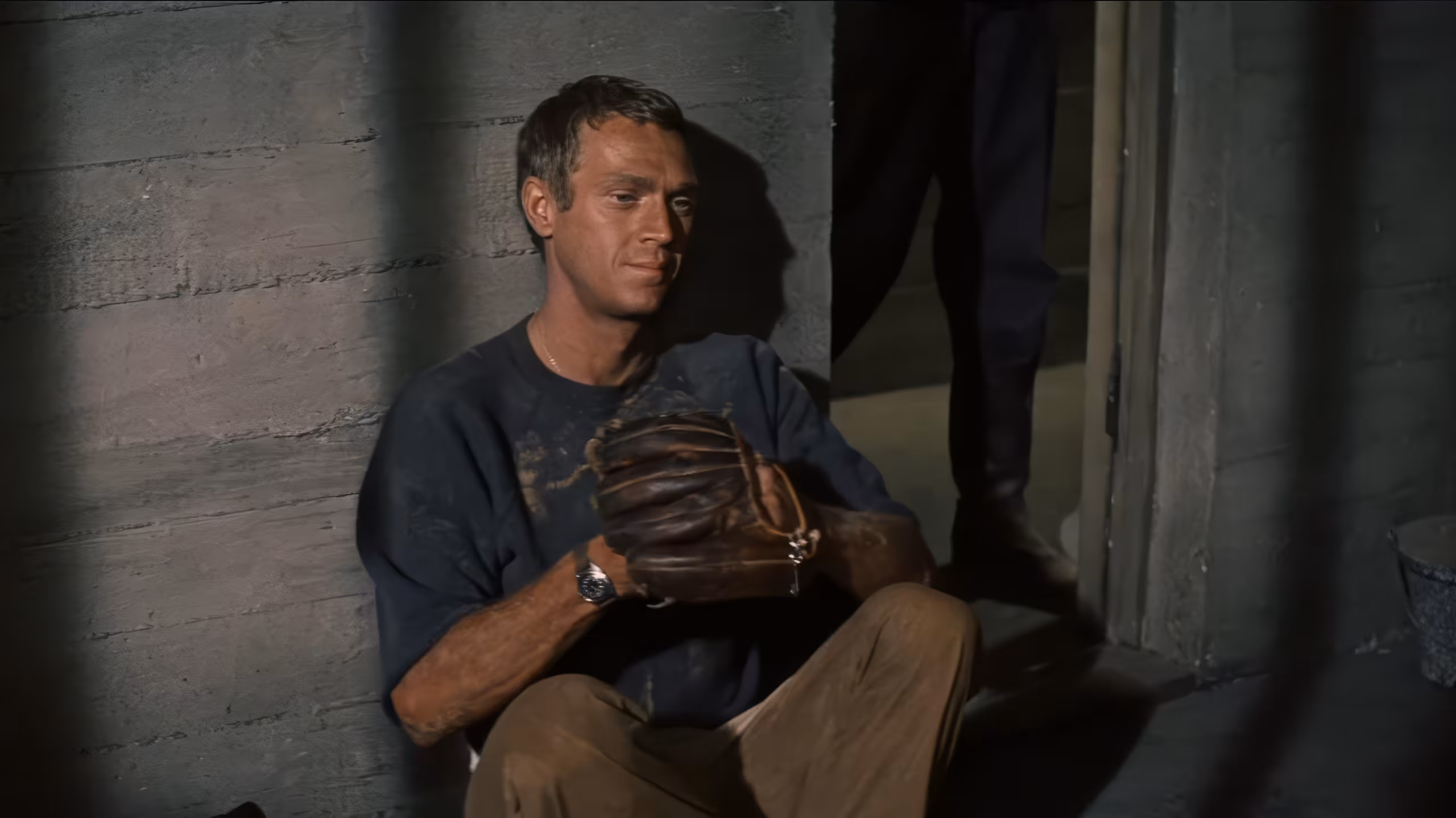 Steve McQueen wearing Rolex Speedking in The Great Escape