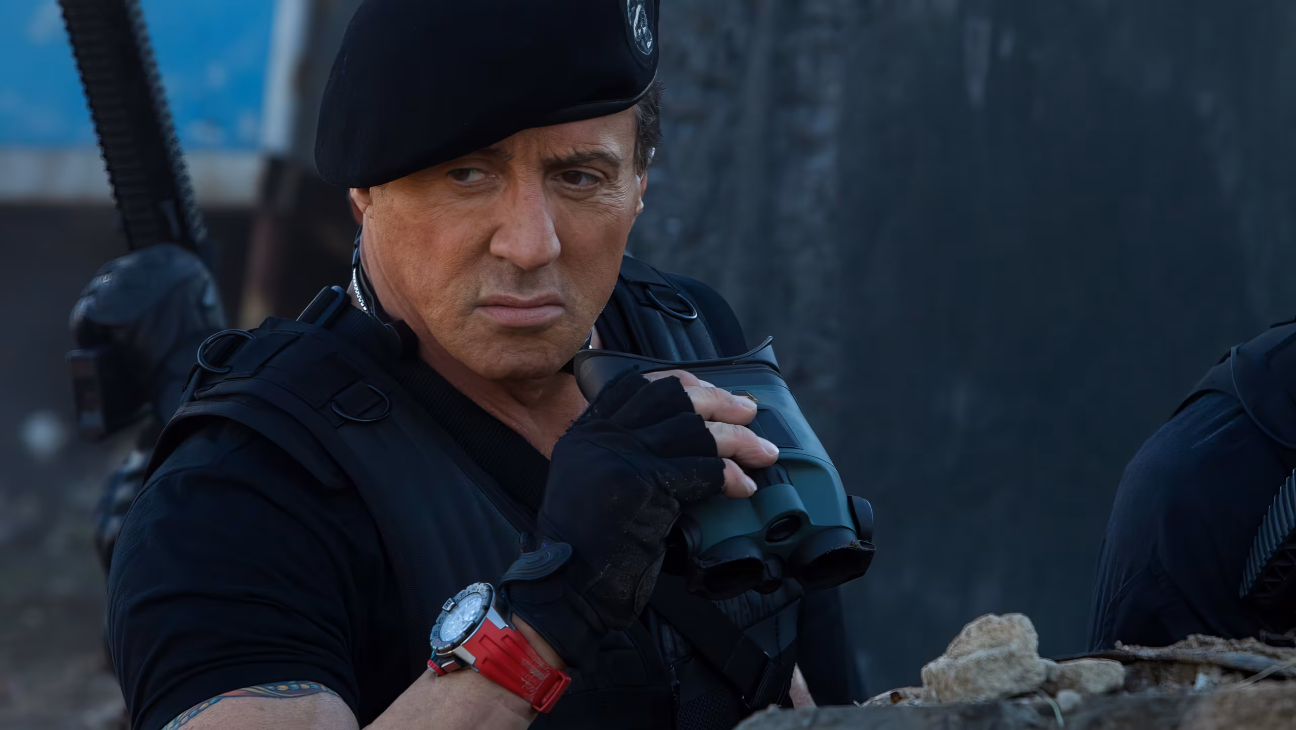 Sylvester Stallone wearing Richard Mille RM 032 in The Expendables 3