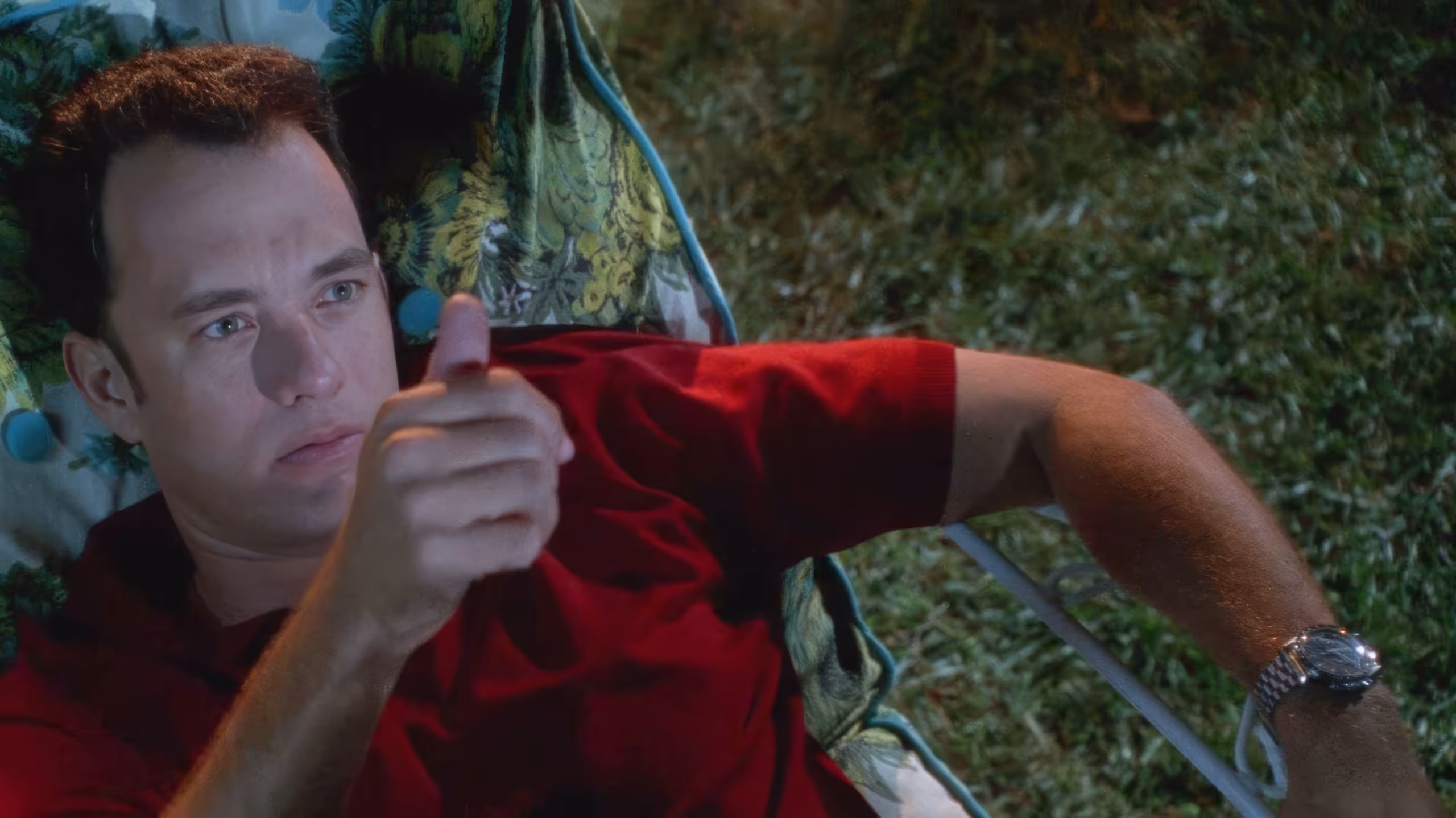Tom Hanks wearing Omega Speedmaster in Apollo 13
