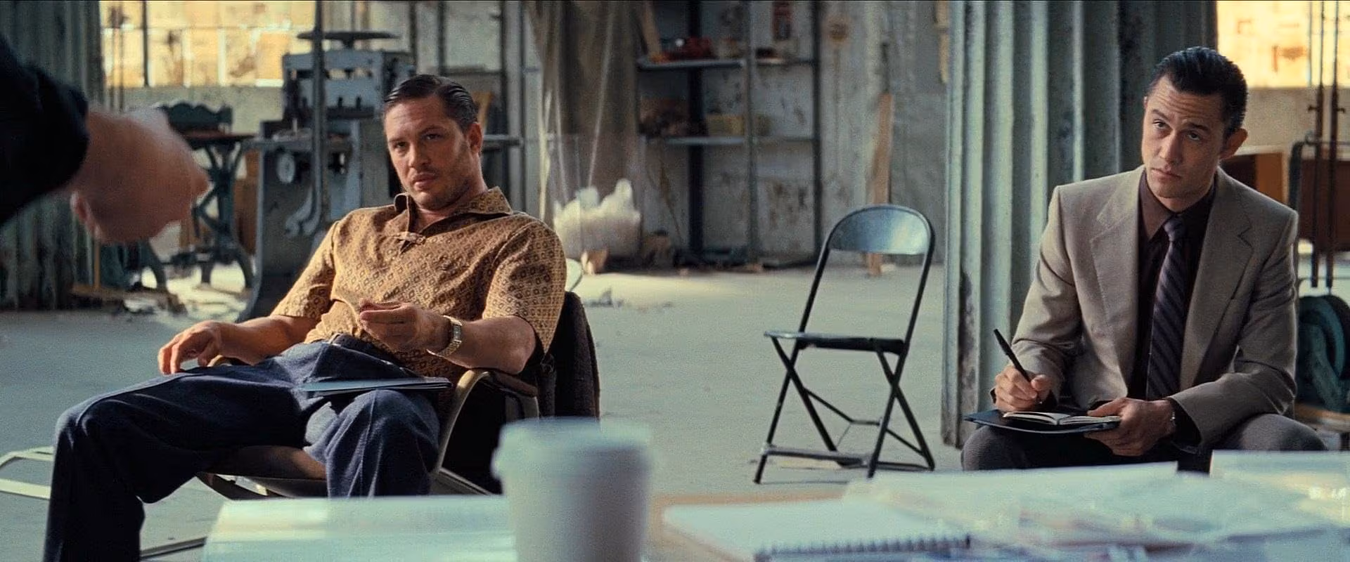 Tom Hardy wearing Casio in Inception