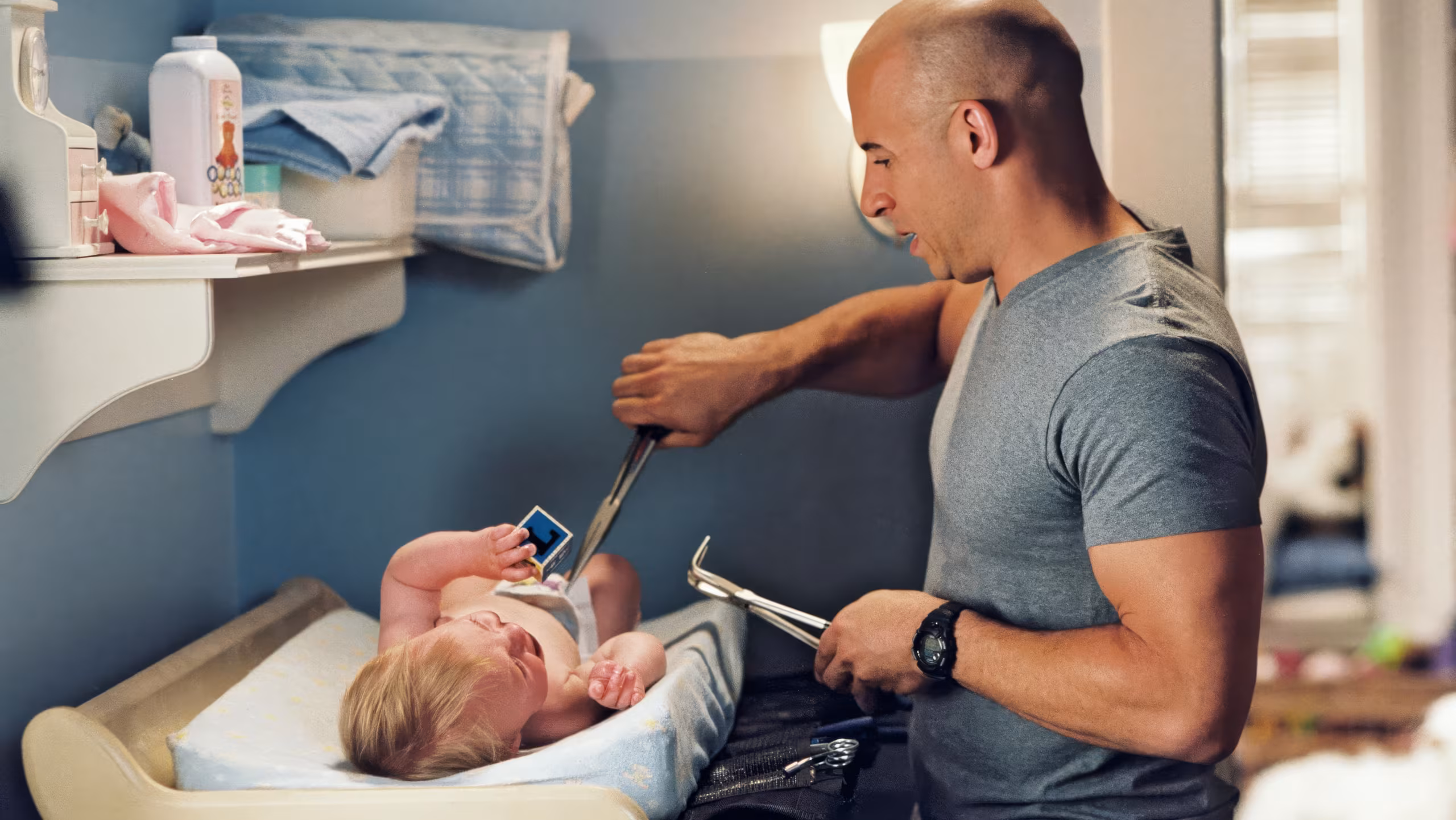Vin Diesel wearing Casio G-Shock in The Pacifier