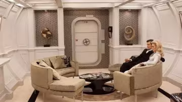 James Faulkner wearing Cartier Tank in X-Men: First Class