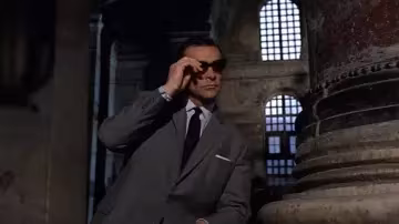 Sean Connery wearing Gruen Precision 510 in From Russia with Love