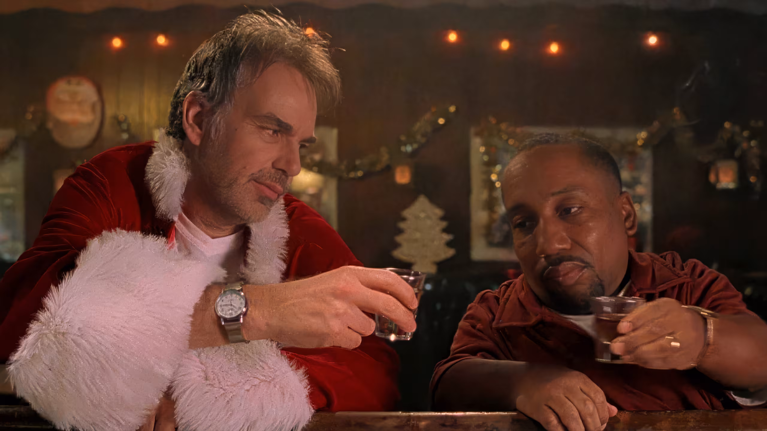 Billy Bob Thornton wearing Rolex Day-Date (replica) in Bad Santa
