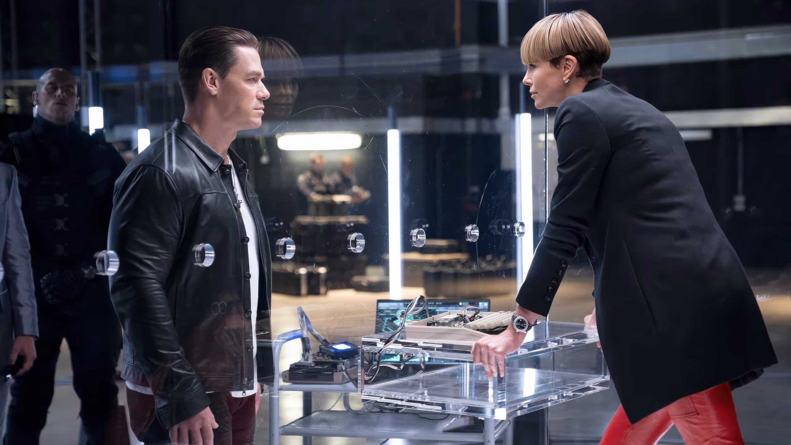Charlize Theron wearing Unidentified Watch in F9