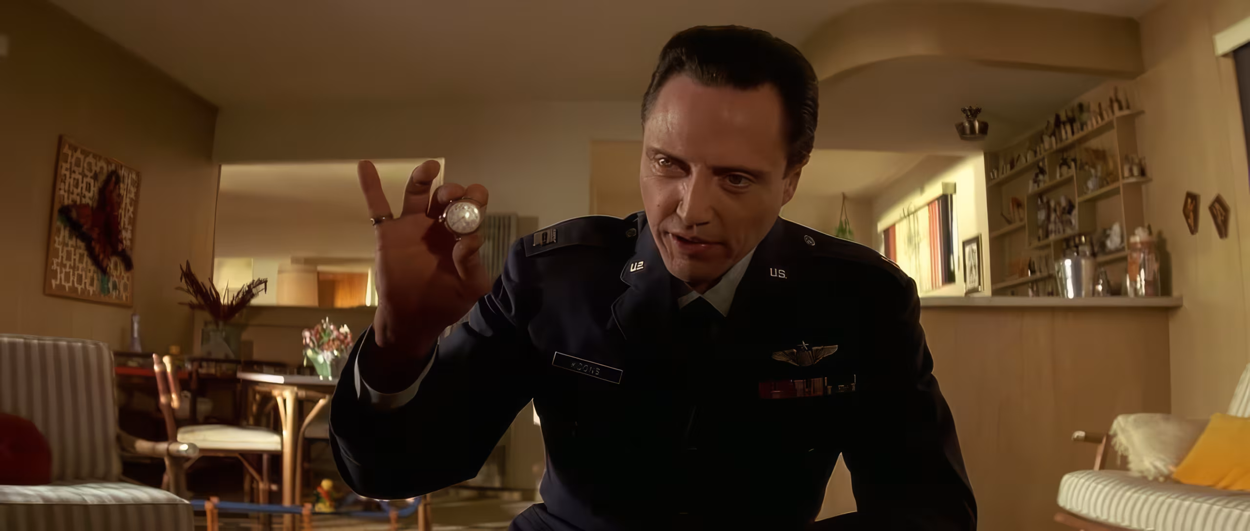 Christopher Walken wearing Lancet Trench Watch in Pulp Fiction