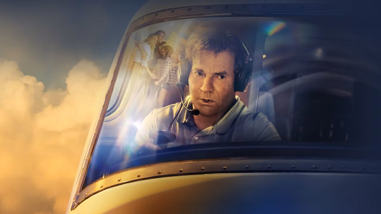 Dennis Quaid wearing Omega Speedmaster in On a Wing and a Prayer