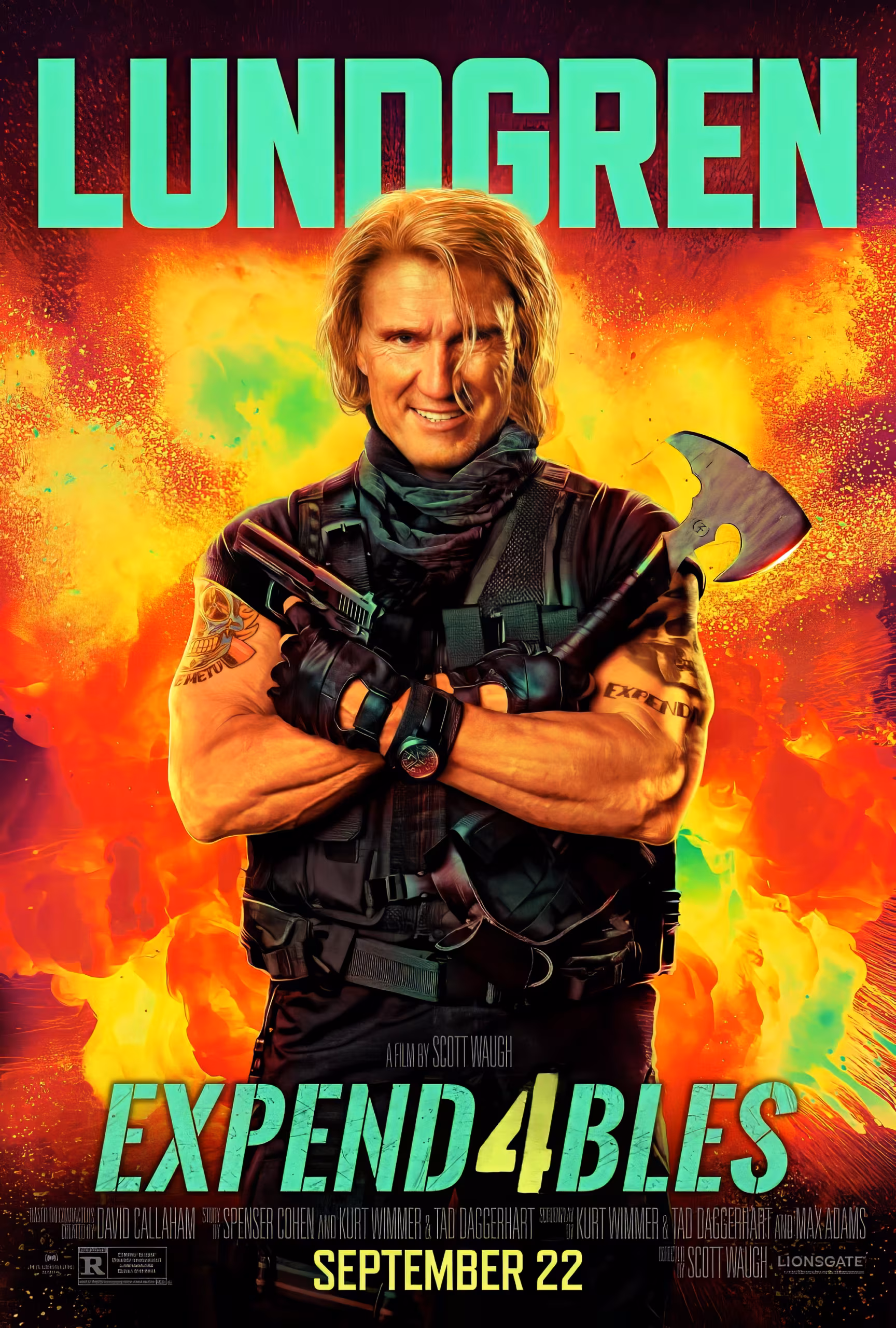Dolph Lundgren wearing Panerai Luminor in Expend4bles