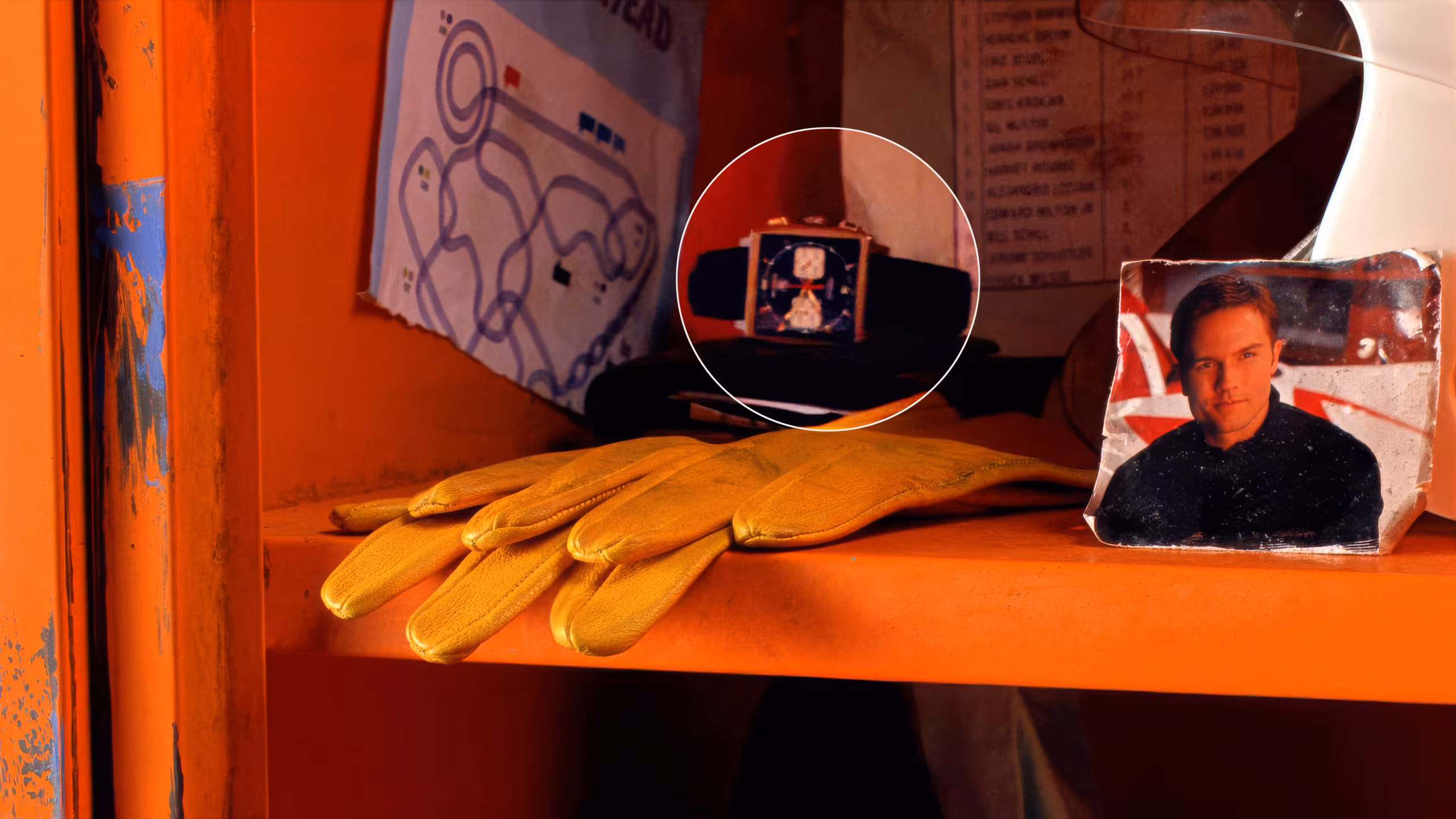 Emile Hirsch wearing TAG Heuer Monaco in Speed Racer