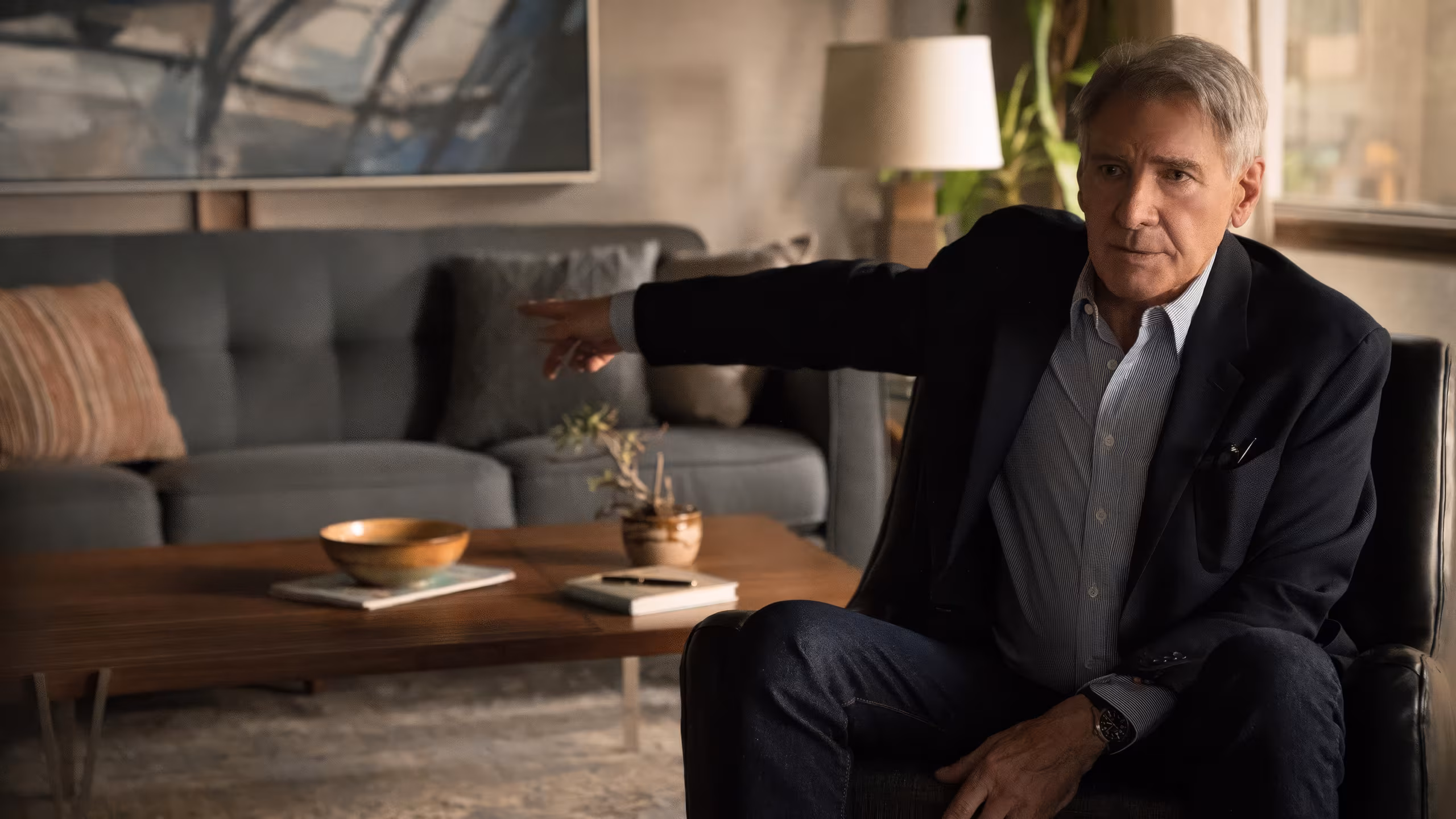 Harrison Ford wearing IWC Pilot's Watch Mark XV in Shrinking