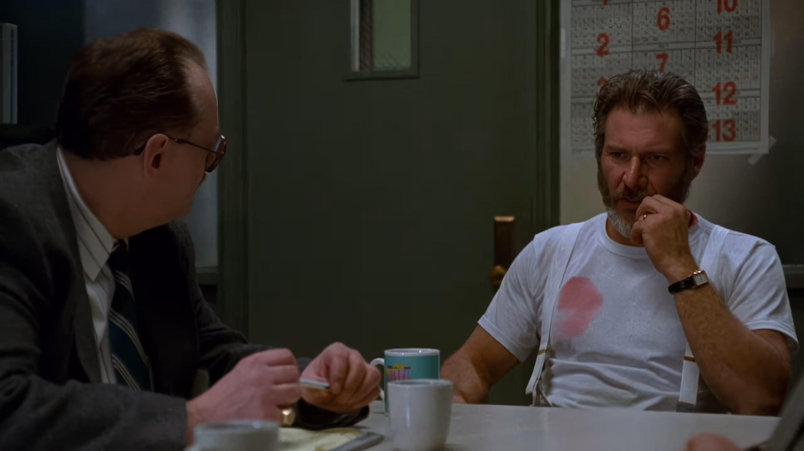 Harrison Ford wearing Hamilton Registered Edition in The Fugitive