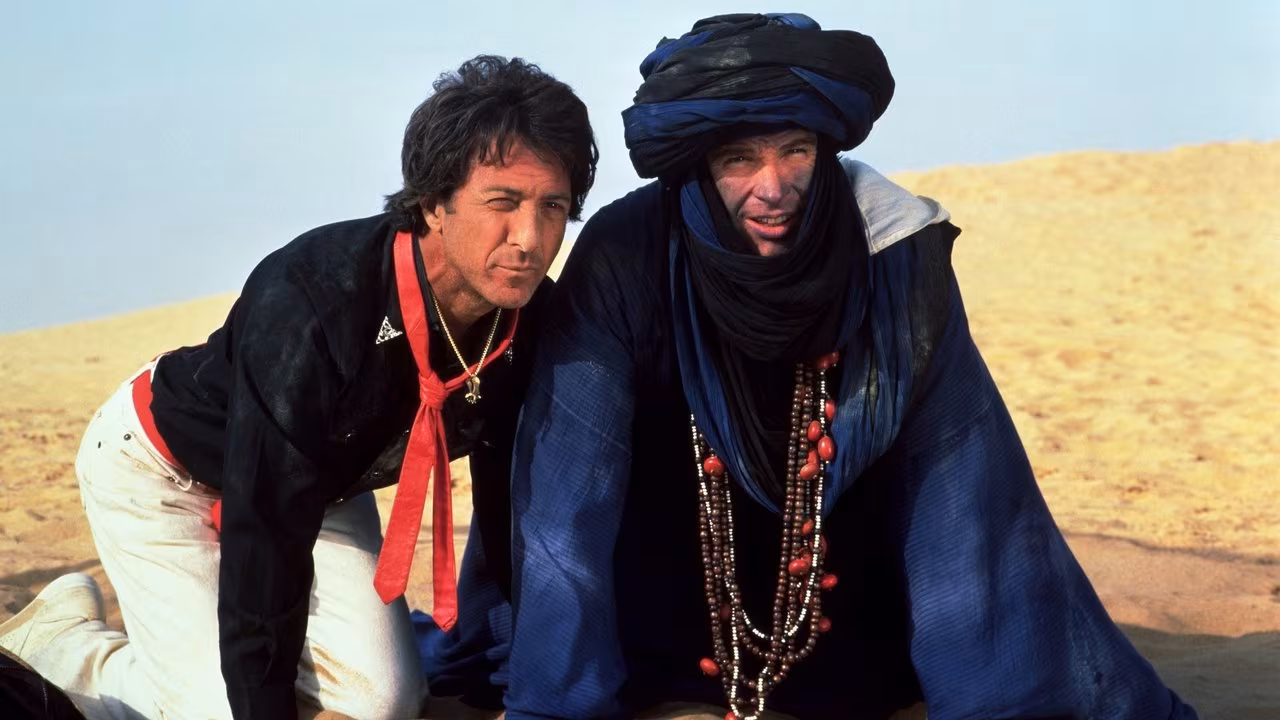 Dustin Hoffman wearing Timex in Ishtar