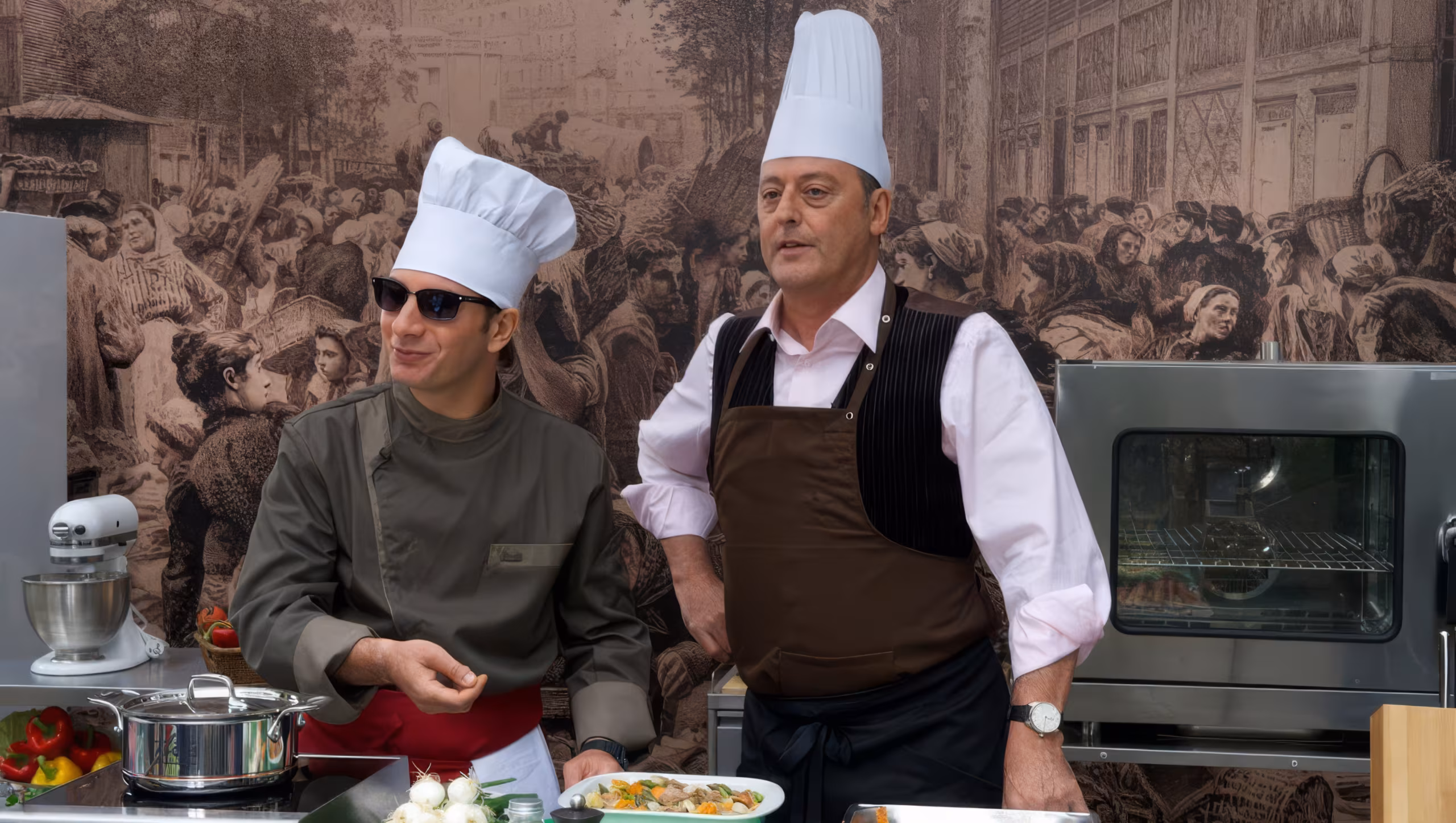 Jean Reno wearing IWC Portugieser in Le Chef