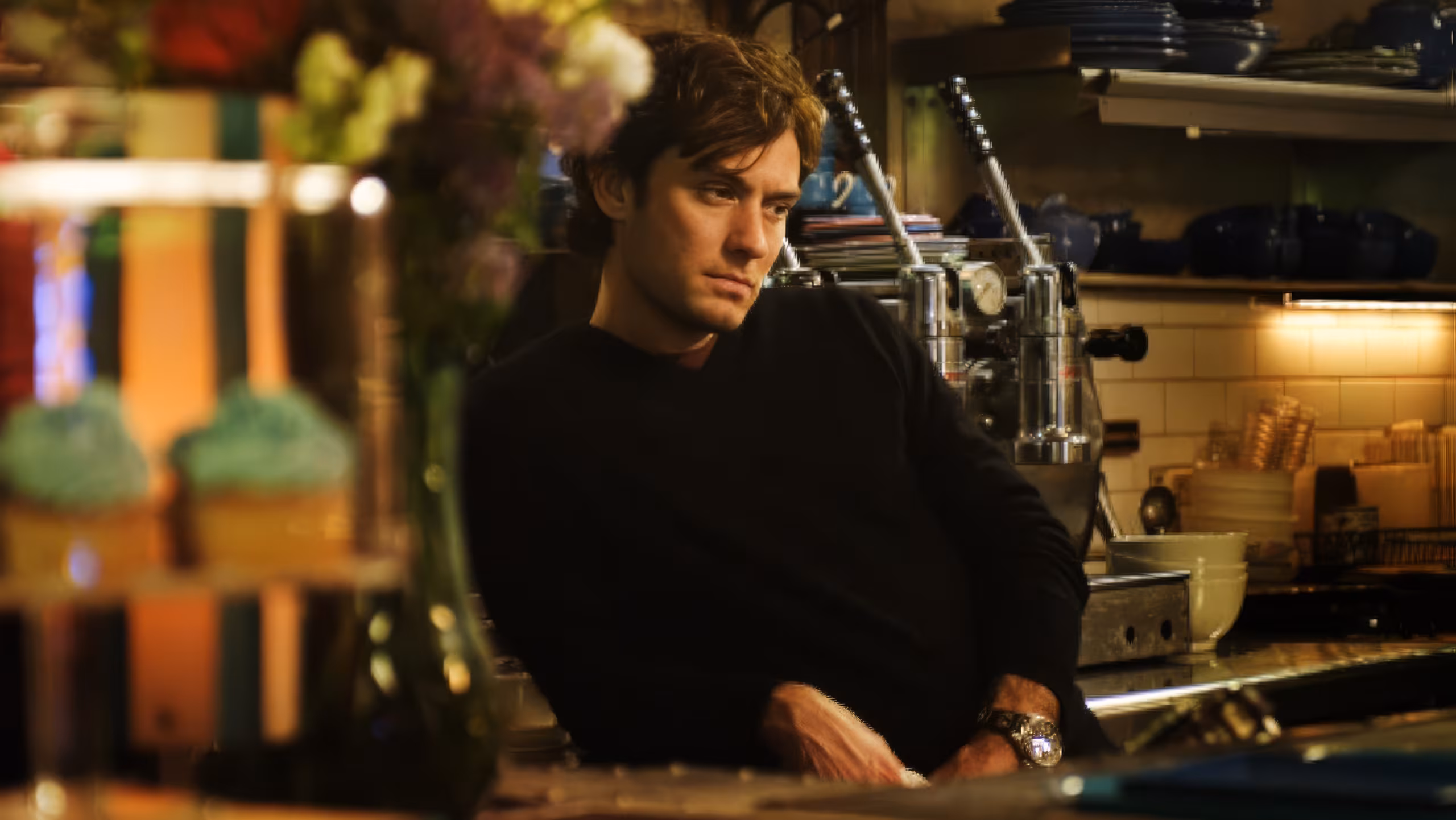 Jude Law wearing IWC Pilot's Watches Big Pilot in My Blueberry Nights