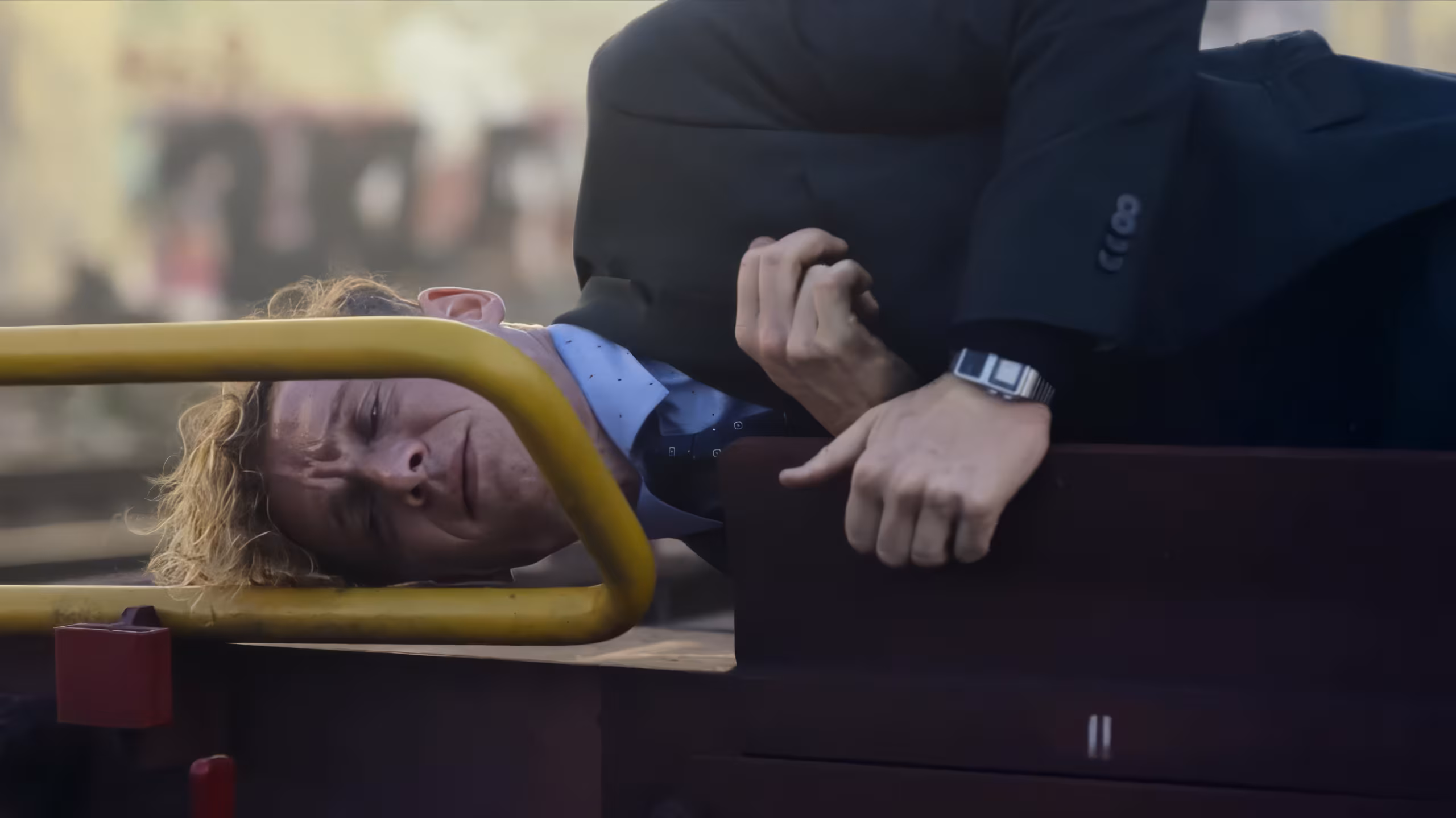 Matthias Schweighöfer wearing Casio DBC-611-1CR in Army of Thieves