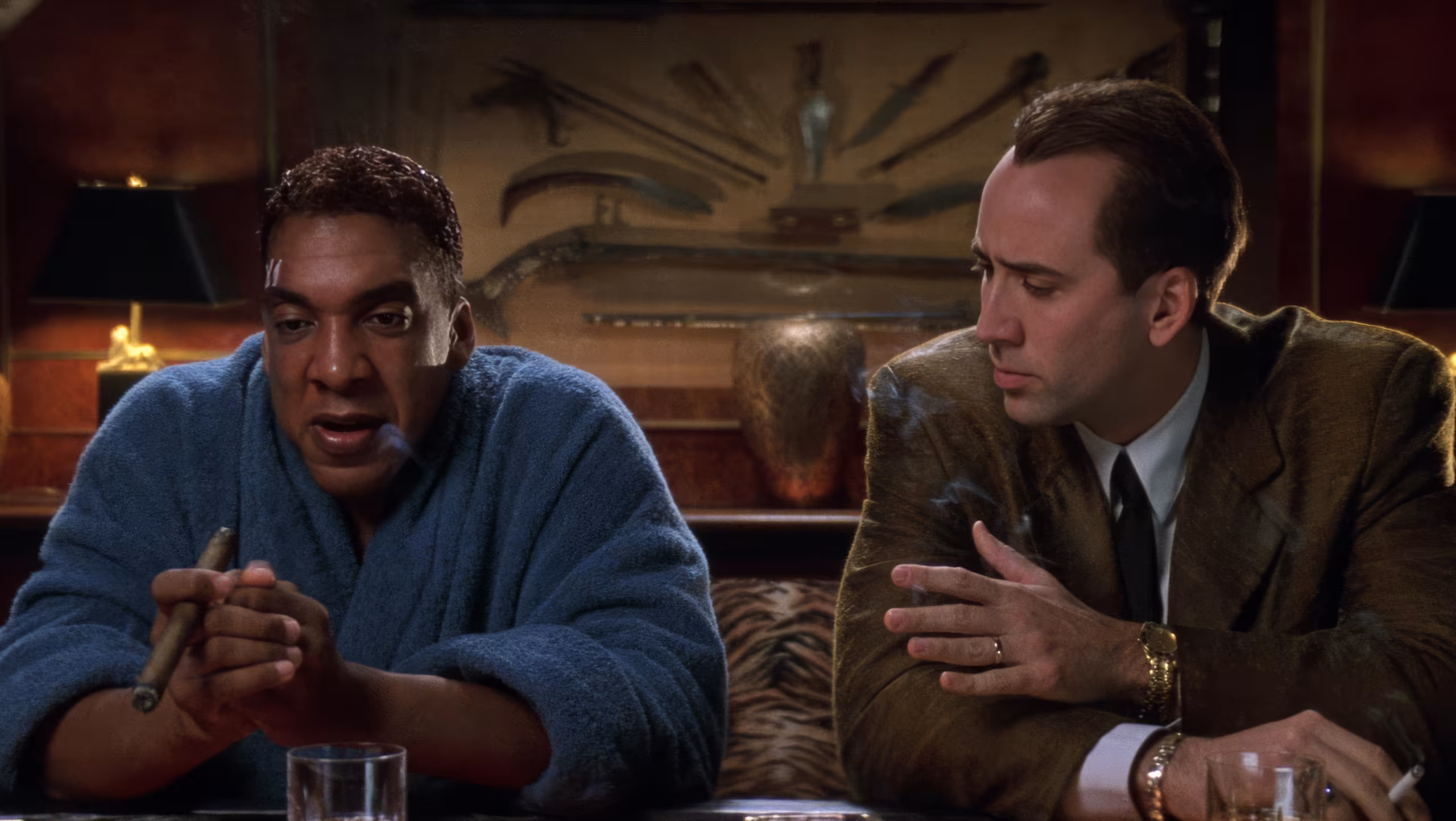 Nicolas Cage wearing Simon Chang in Snake Eyes
