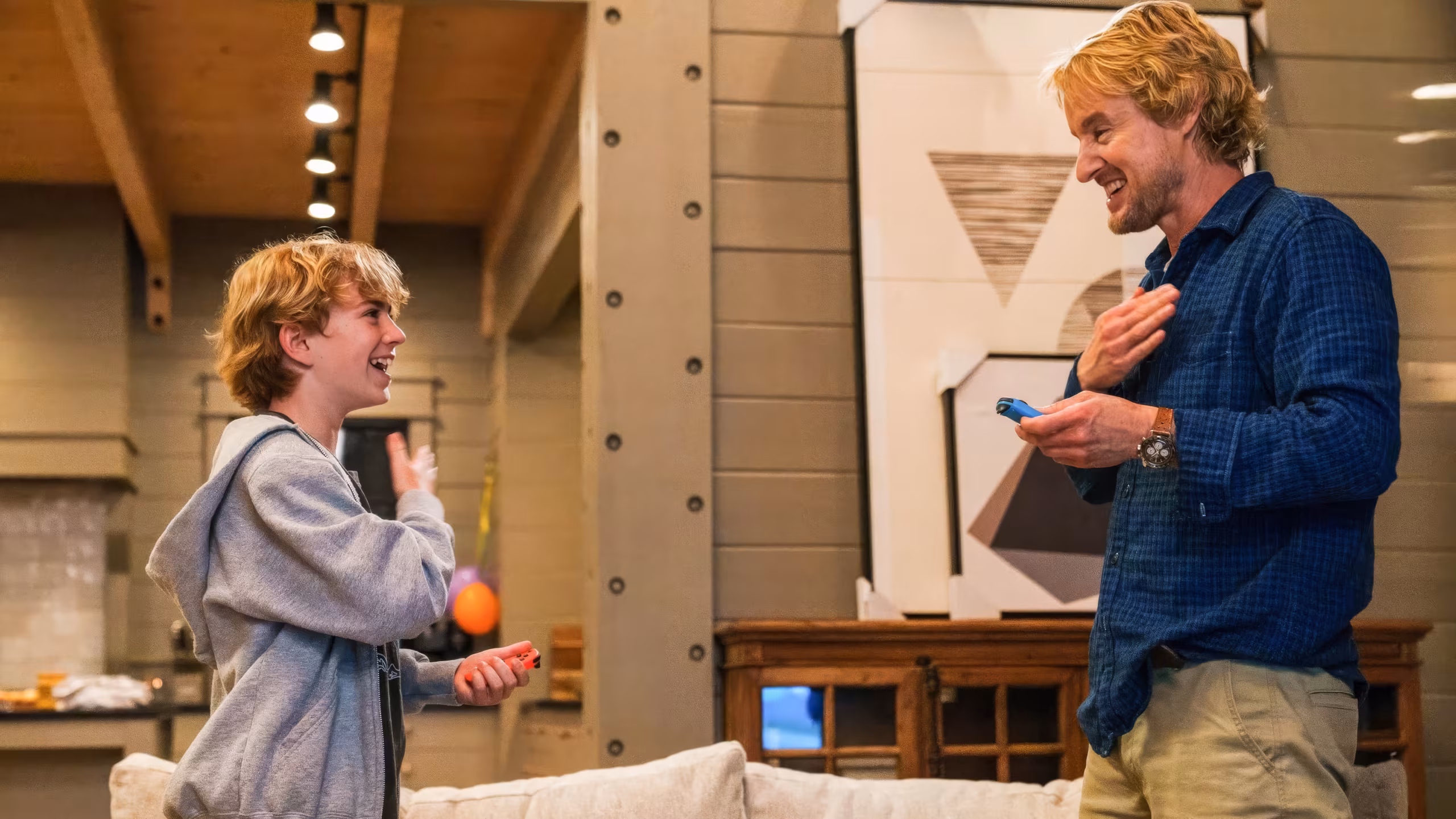 Owen Wilson wearing Heuer Autavia in Secret Headquarters