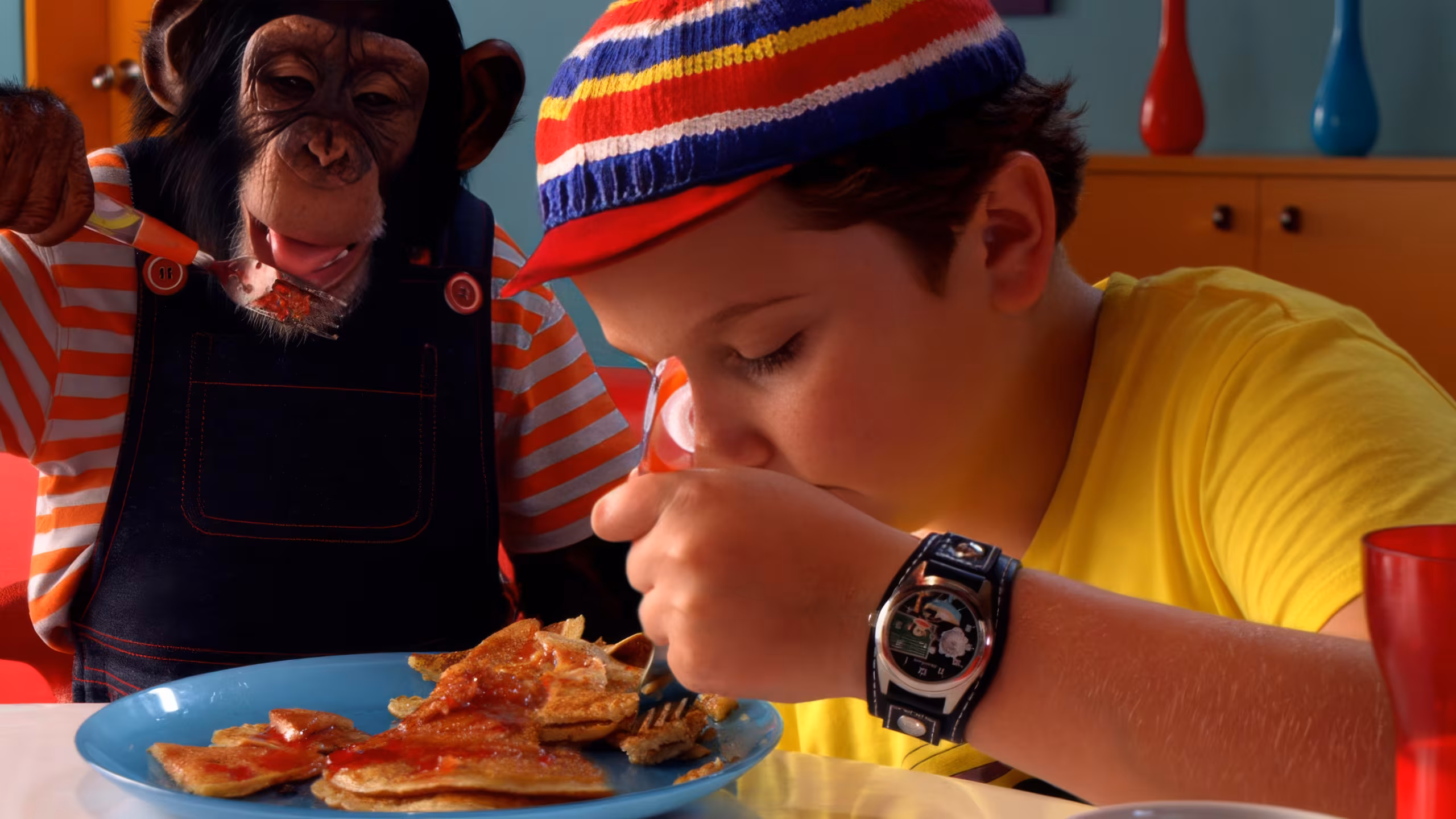 Paulie Litt wearing Unidentified Watch in Speed Racer