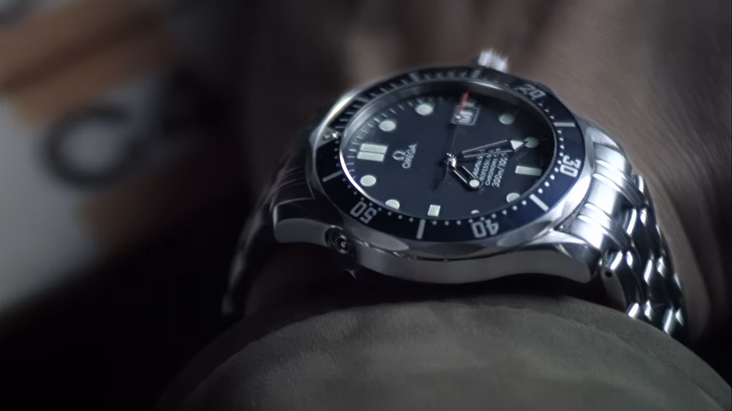 Pierce Brosnan wearing Omega Seamaster Professional 300M Chronometer in Die Another Day