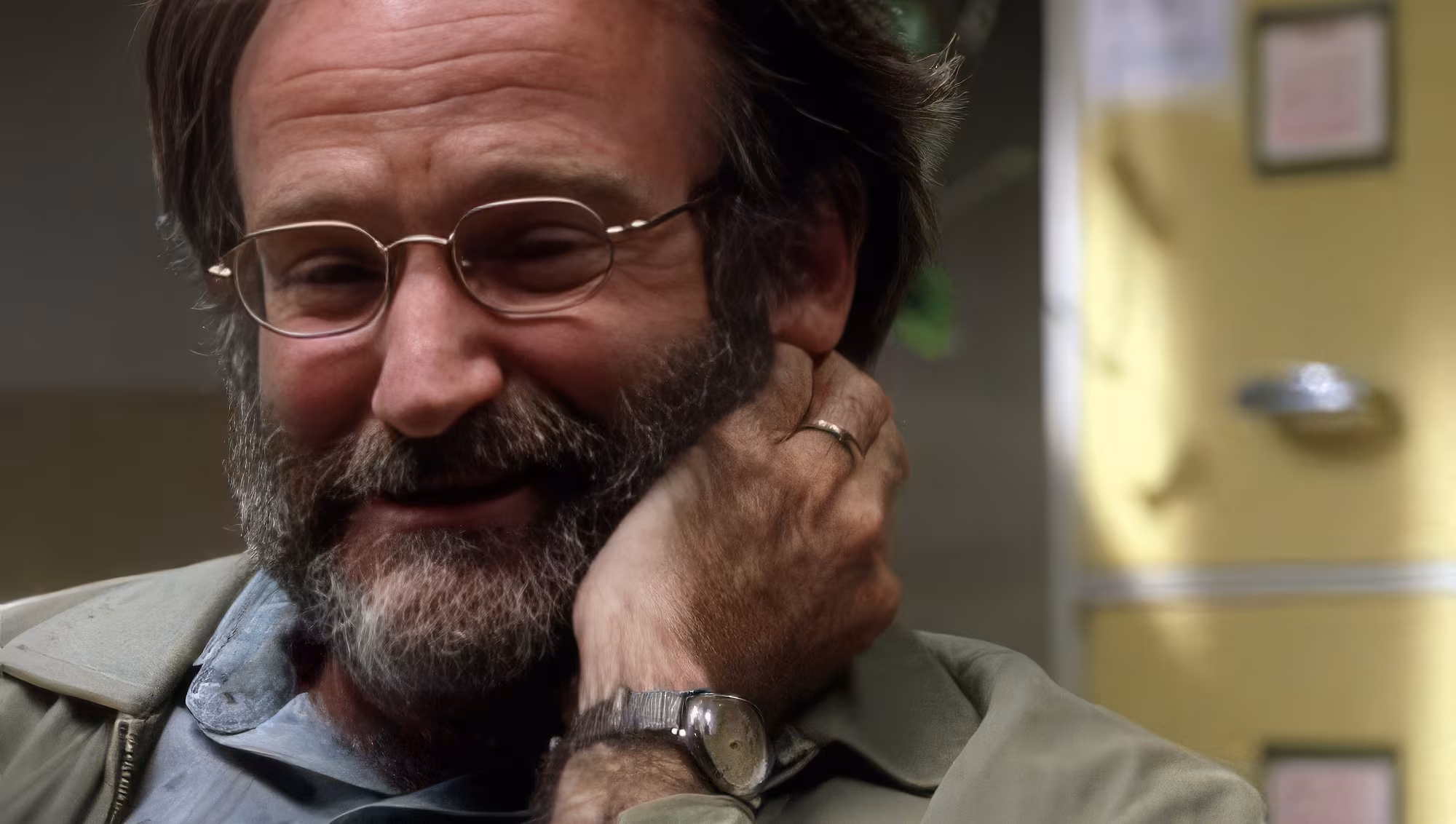 Robin Williams wearing Nivram (Marvin) Dress Watch in Good Will Hunting