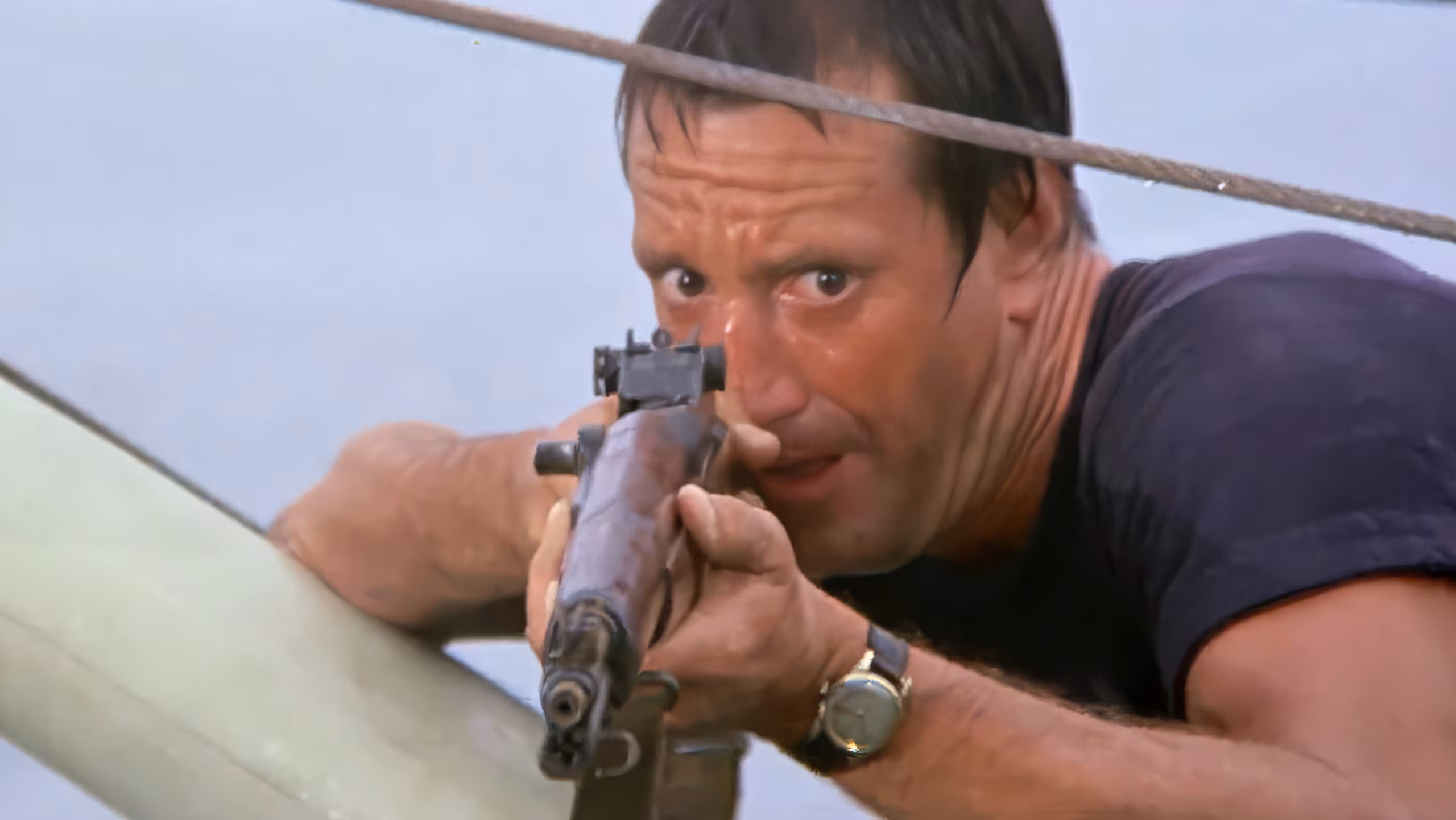 Roy Scheider wearing Hamilton Lyndon CLD in Jaws