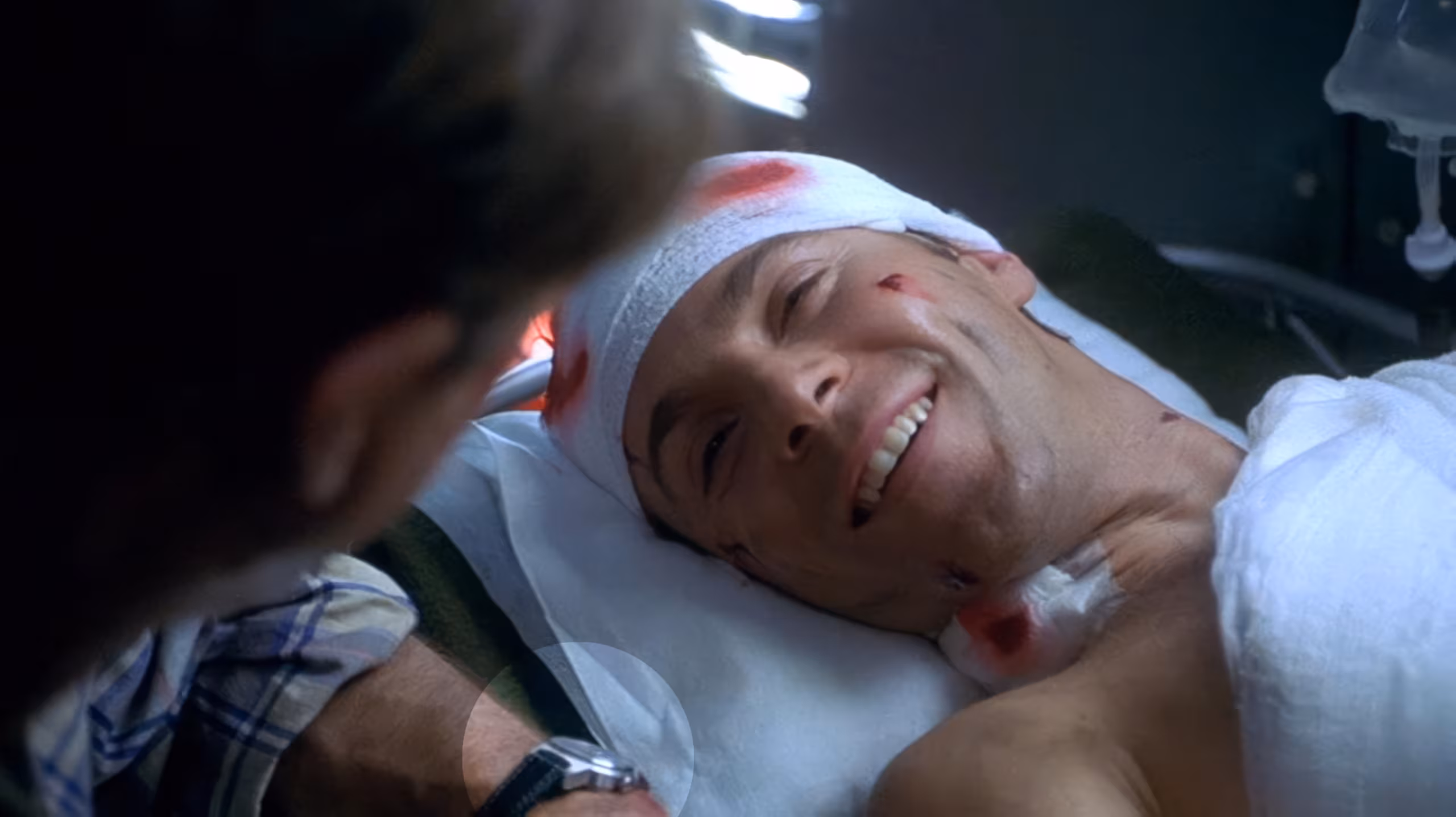 Sam Neill wearing Oris Big Crown in Jurassic Park III