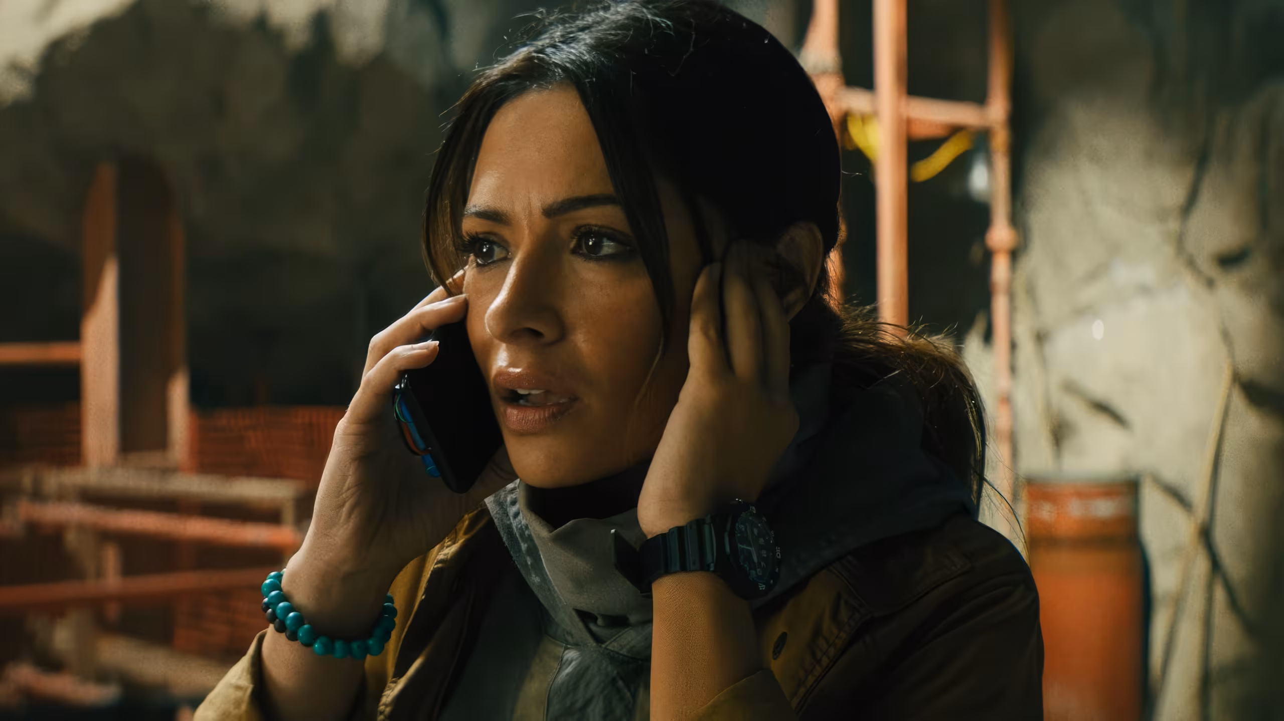 Sarah Shahi wearing Casio G-Shock in Black Adam