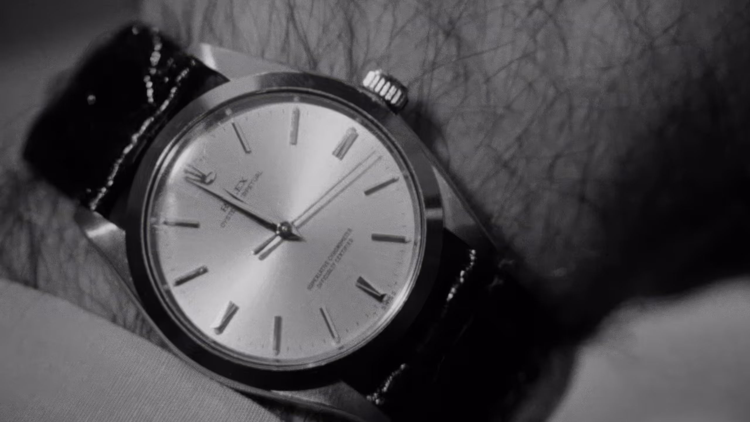 John Randolph wearing Rolex Oyster Perpetual in Seconds