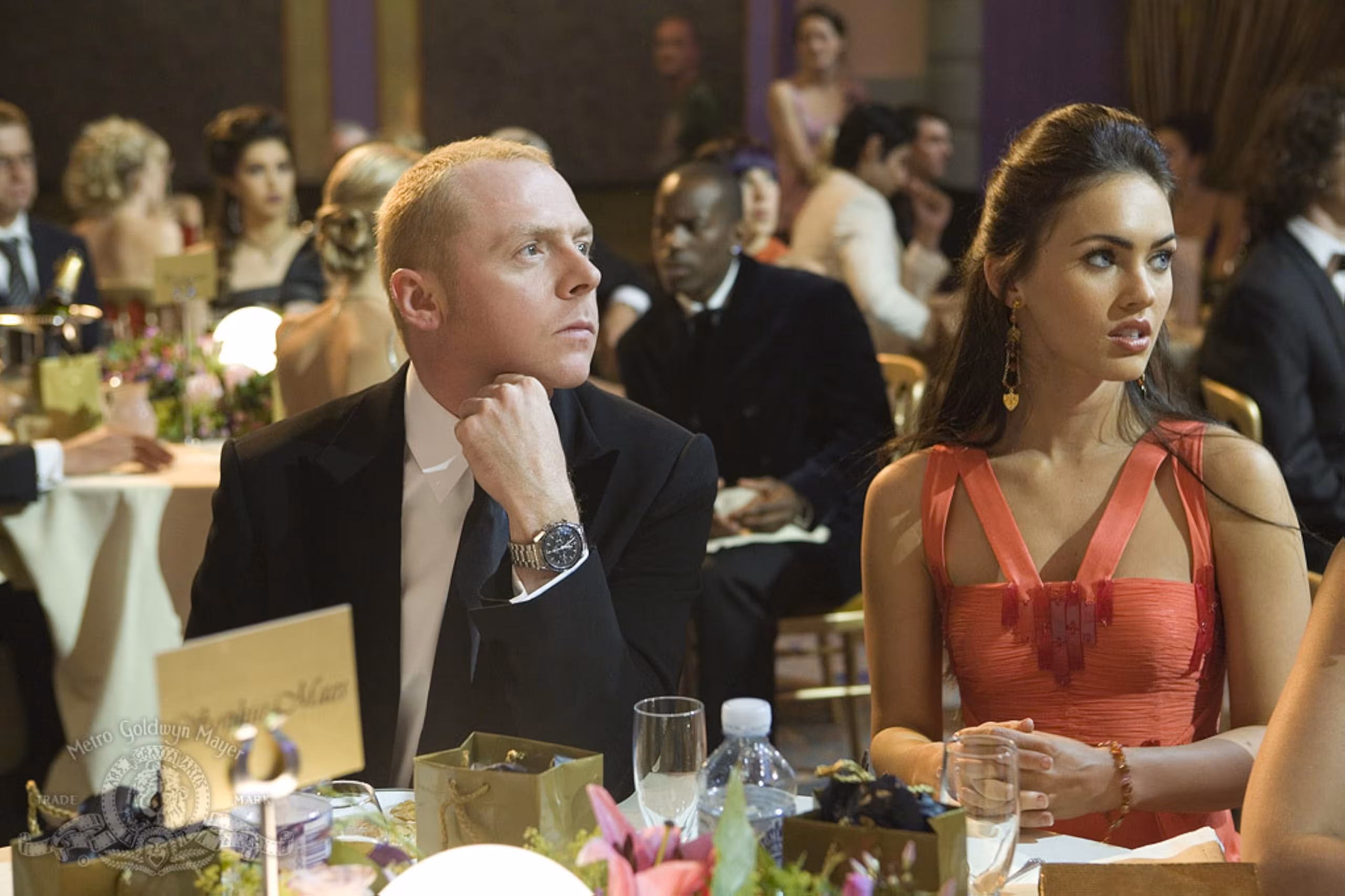 Simon Pegg wearing Omega Speedmaster Professional in How to Lose Friends & Alienate People