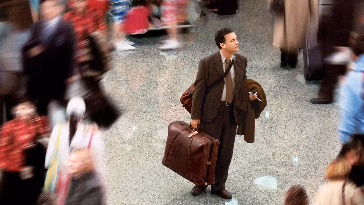 Tom Hanks wearing Omega Seamaster Memomatic in The Terminal