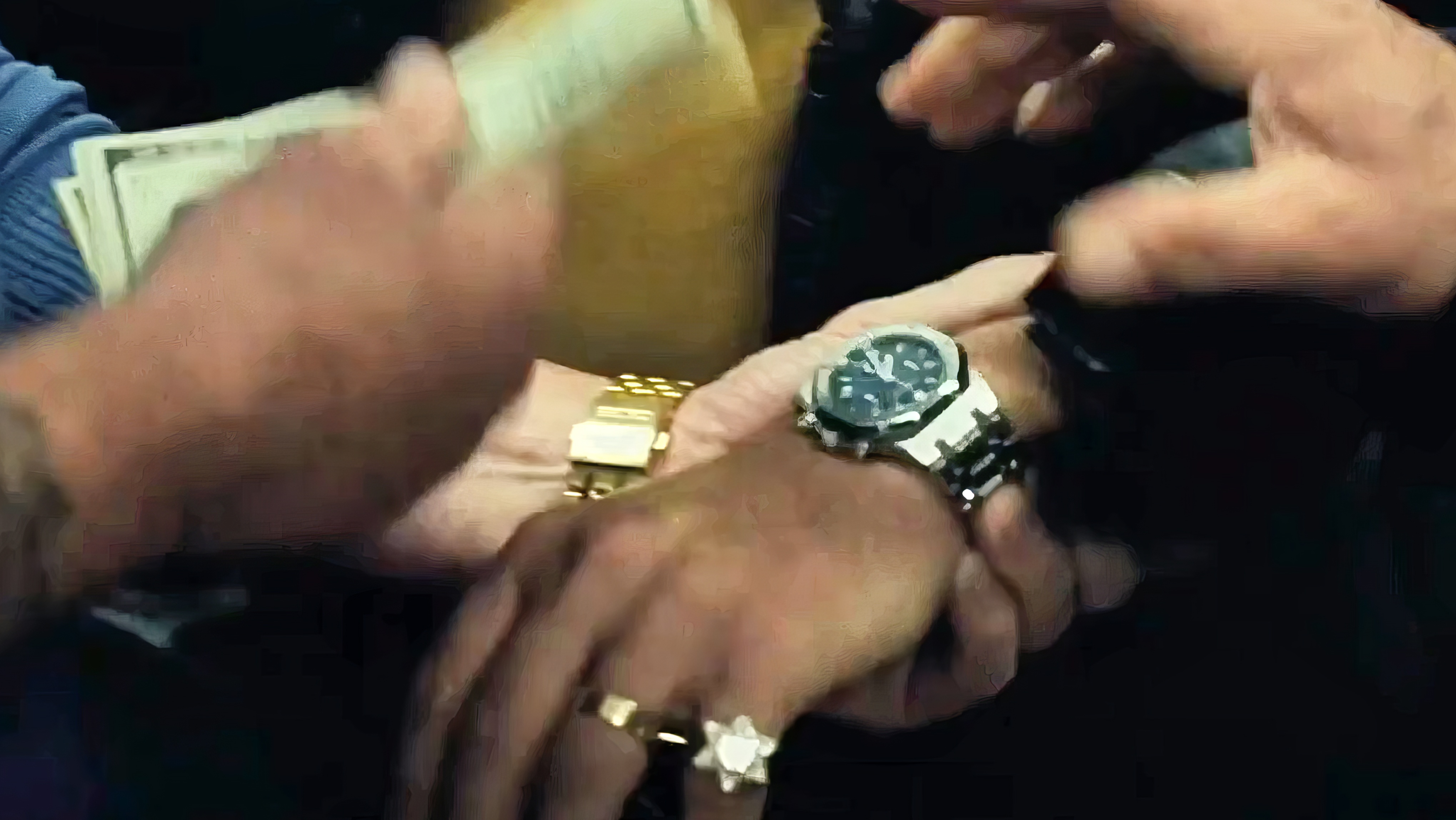 Adam Sandler wearing Audemars Piguet Royal Oak in Uncut Gems