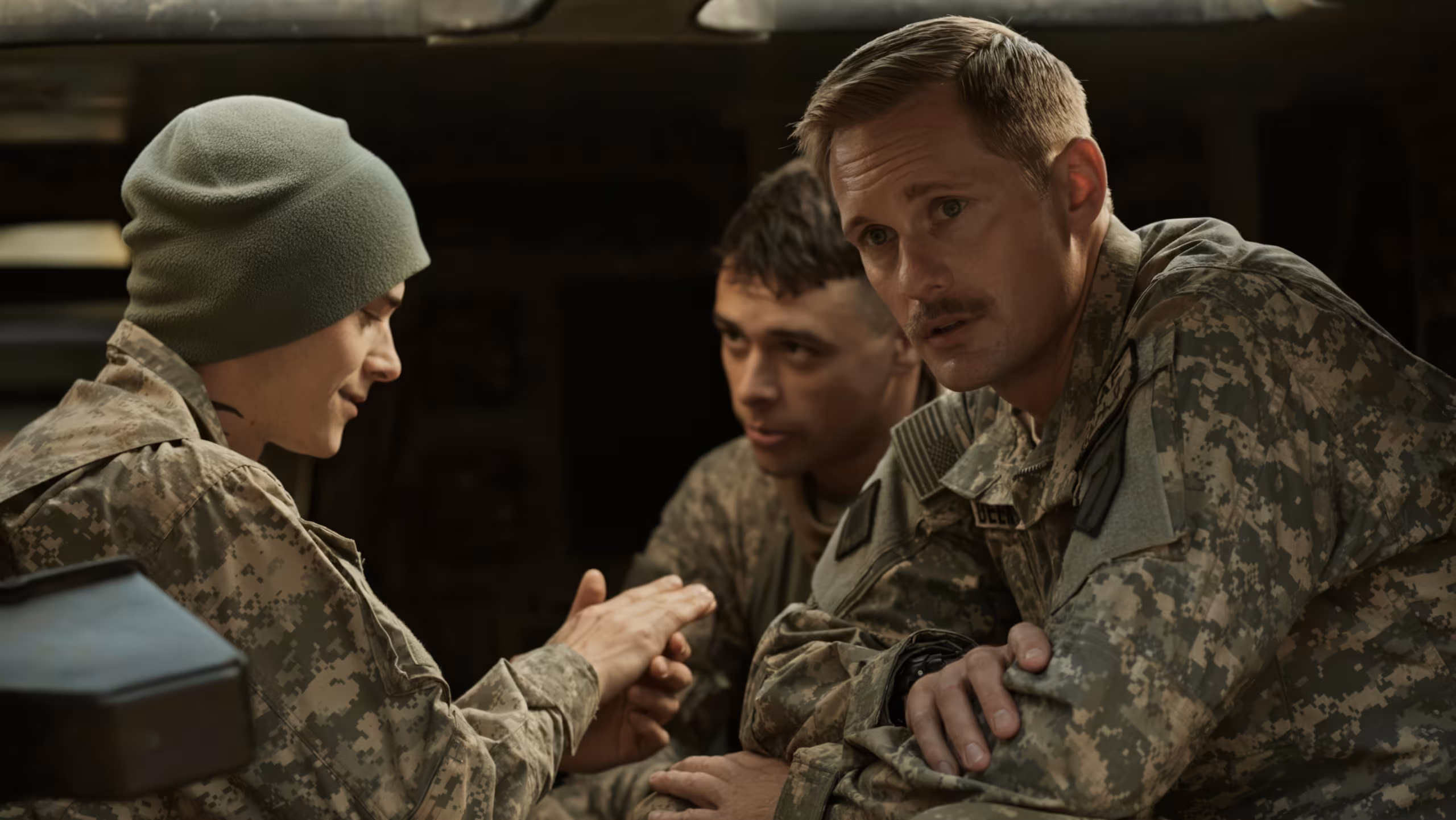 Alexander Skarsgård wearing Casio G-Shock in The Kill Team