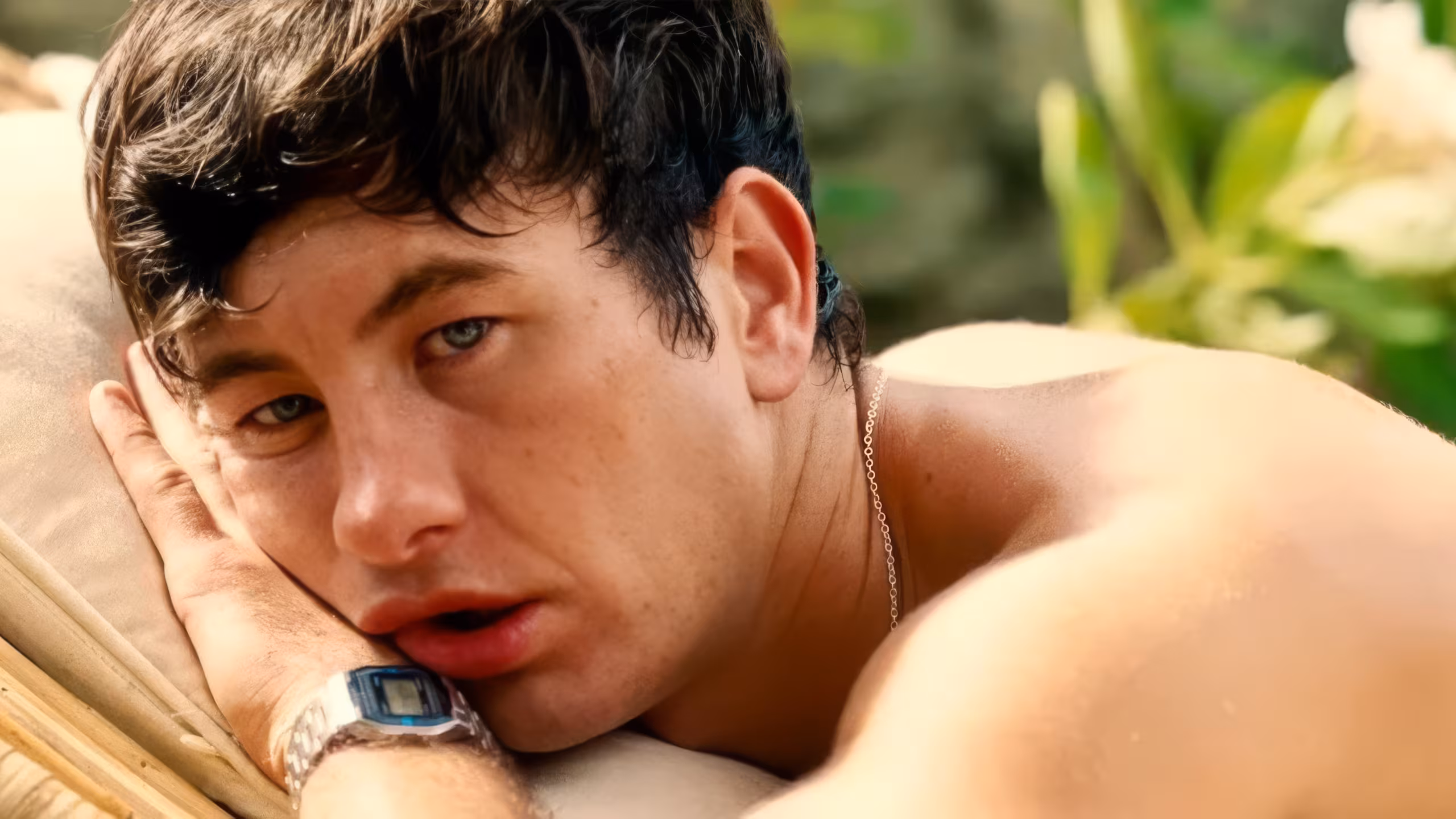 Barry Keoghan wearing Casio A163WA in Saltburn