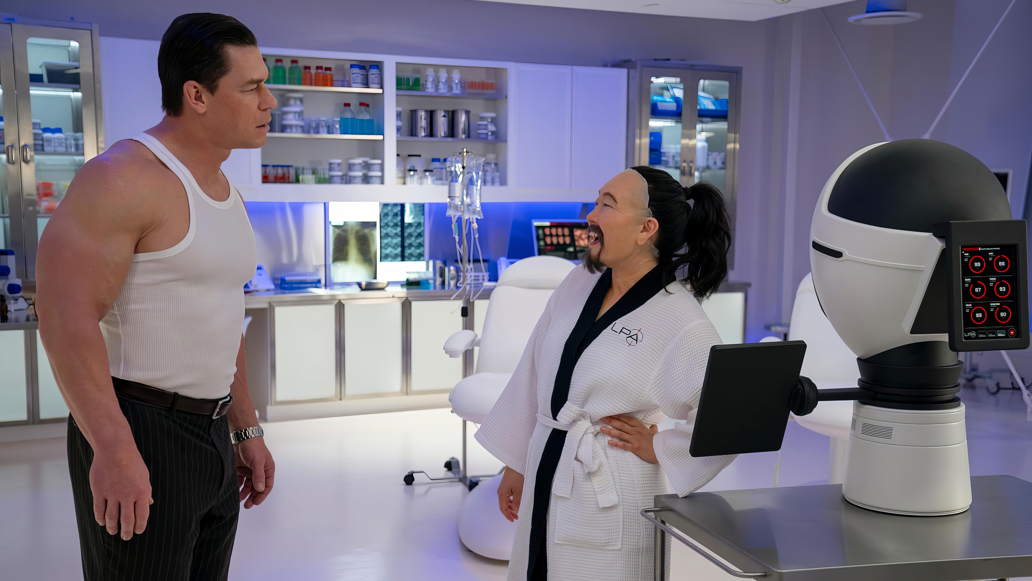 John Cena wearing Shinola The Black Blizzard in Jackpot!