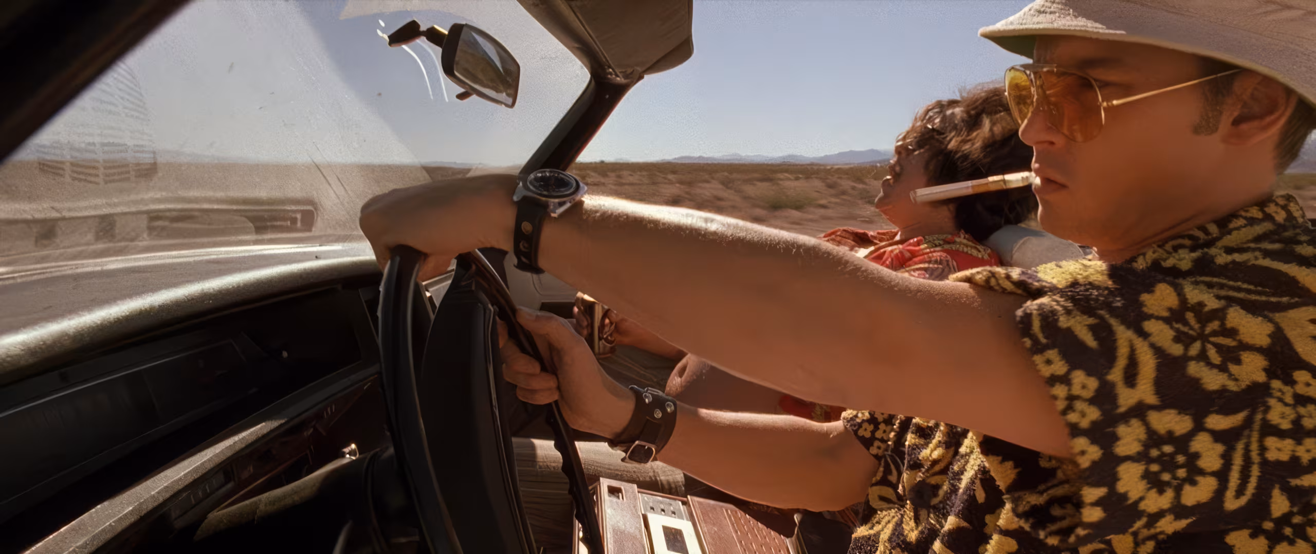 Johnny Depp wearing Alsta in Fear and Loathing in Las Vegas