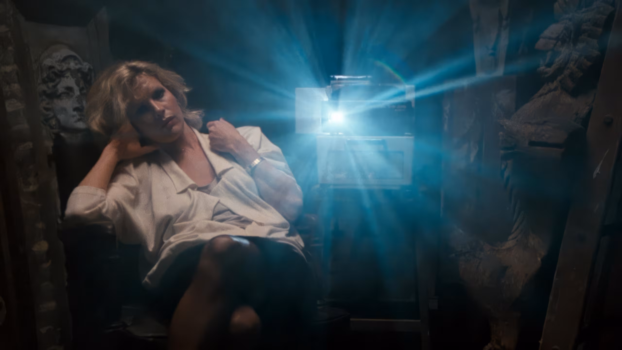 Kim Basinger wearing Cartier Santos de Cartier Octagon in 9½ Weeks