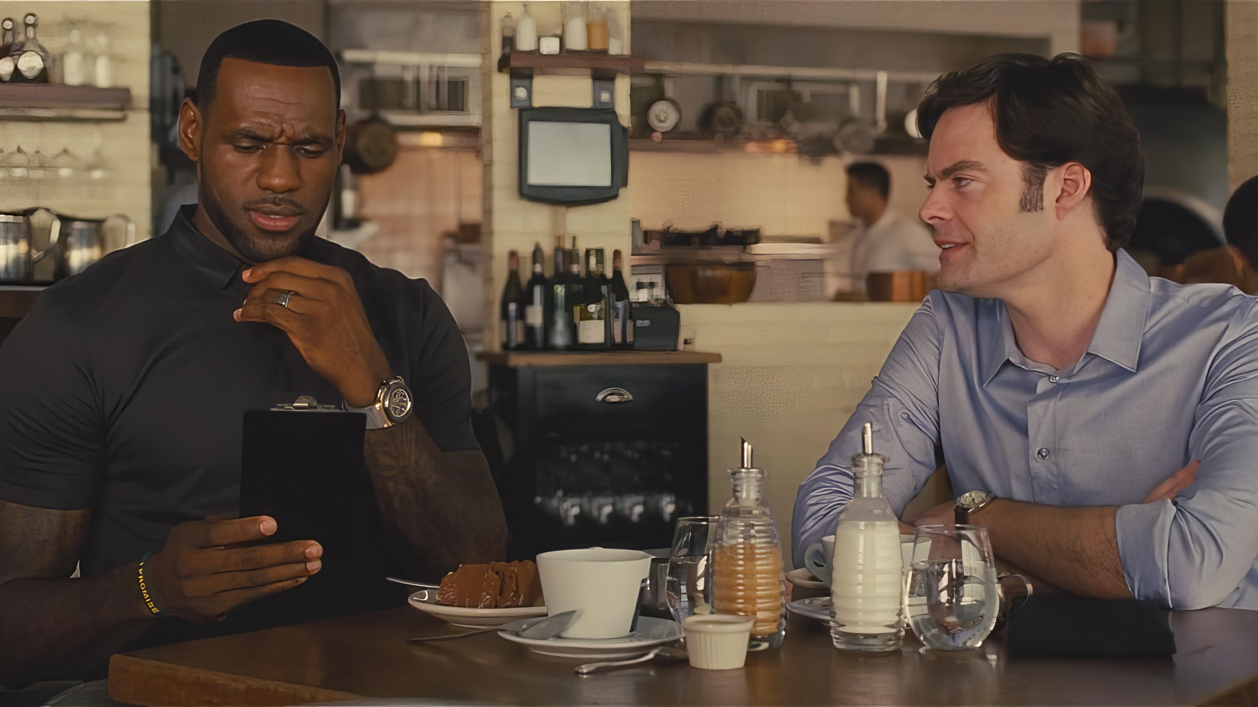 LeBron James wearing Audemars Piguet Royal Oak Offshore in Trainwreck