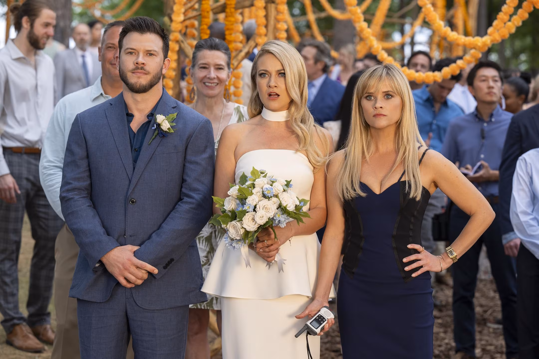 Reese Witherspoon wearing Bulgari Rettangolo in You're Cordially Invited