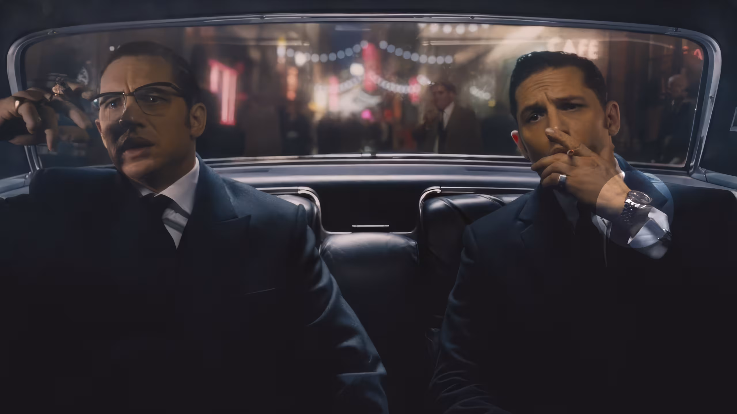 Tom Hardy wearing Omega in Legend