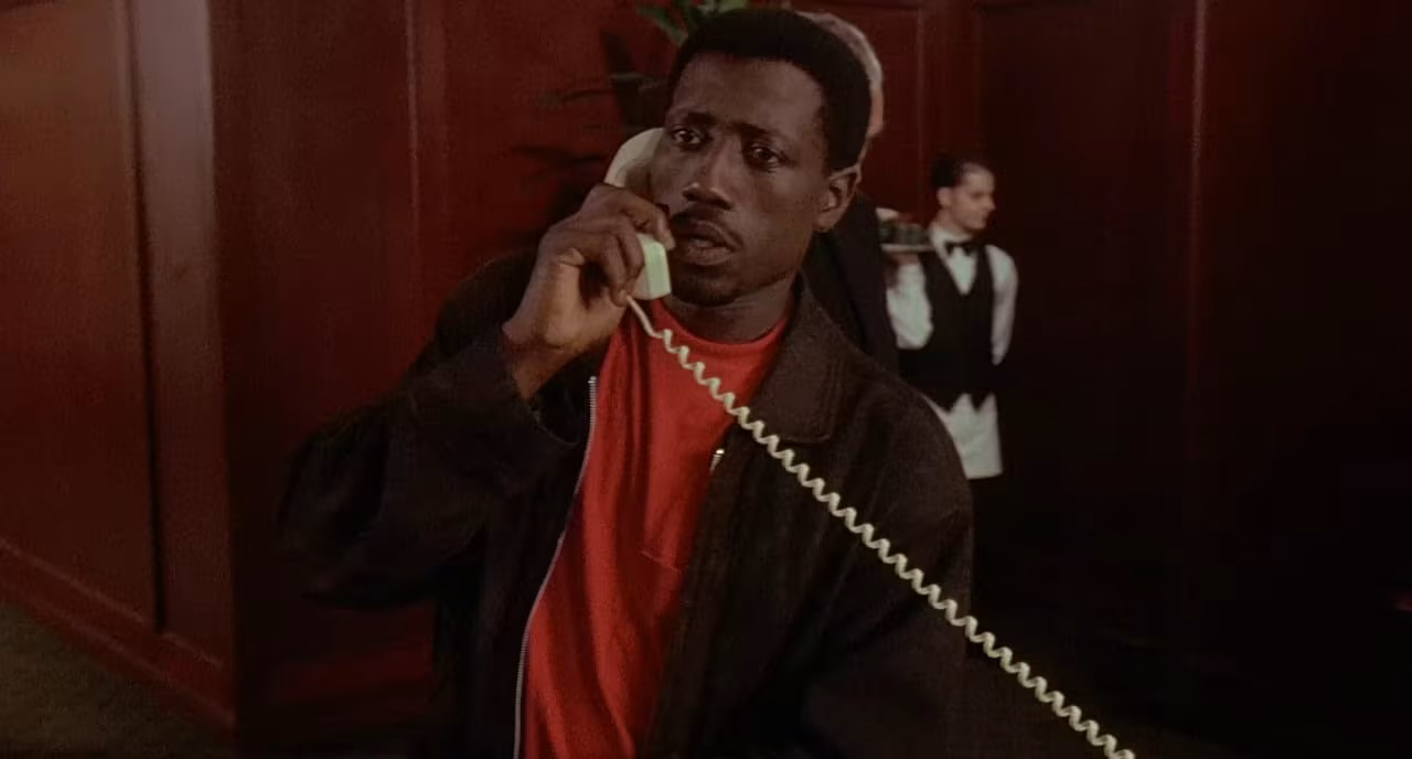 Wesley Snipes wearing Unidentified watch in Rising Sun