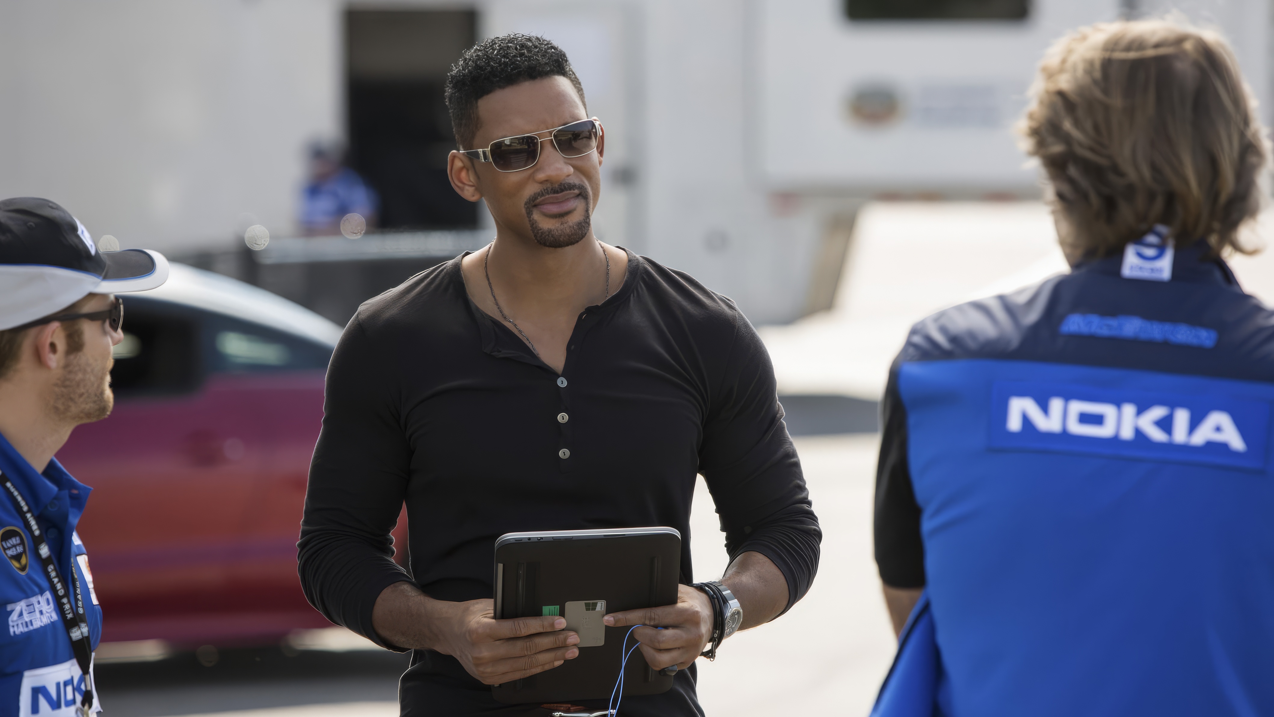 Will Smith wearing Piaget Polo FortyFive Chronograph in Focus