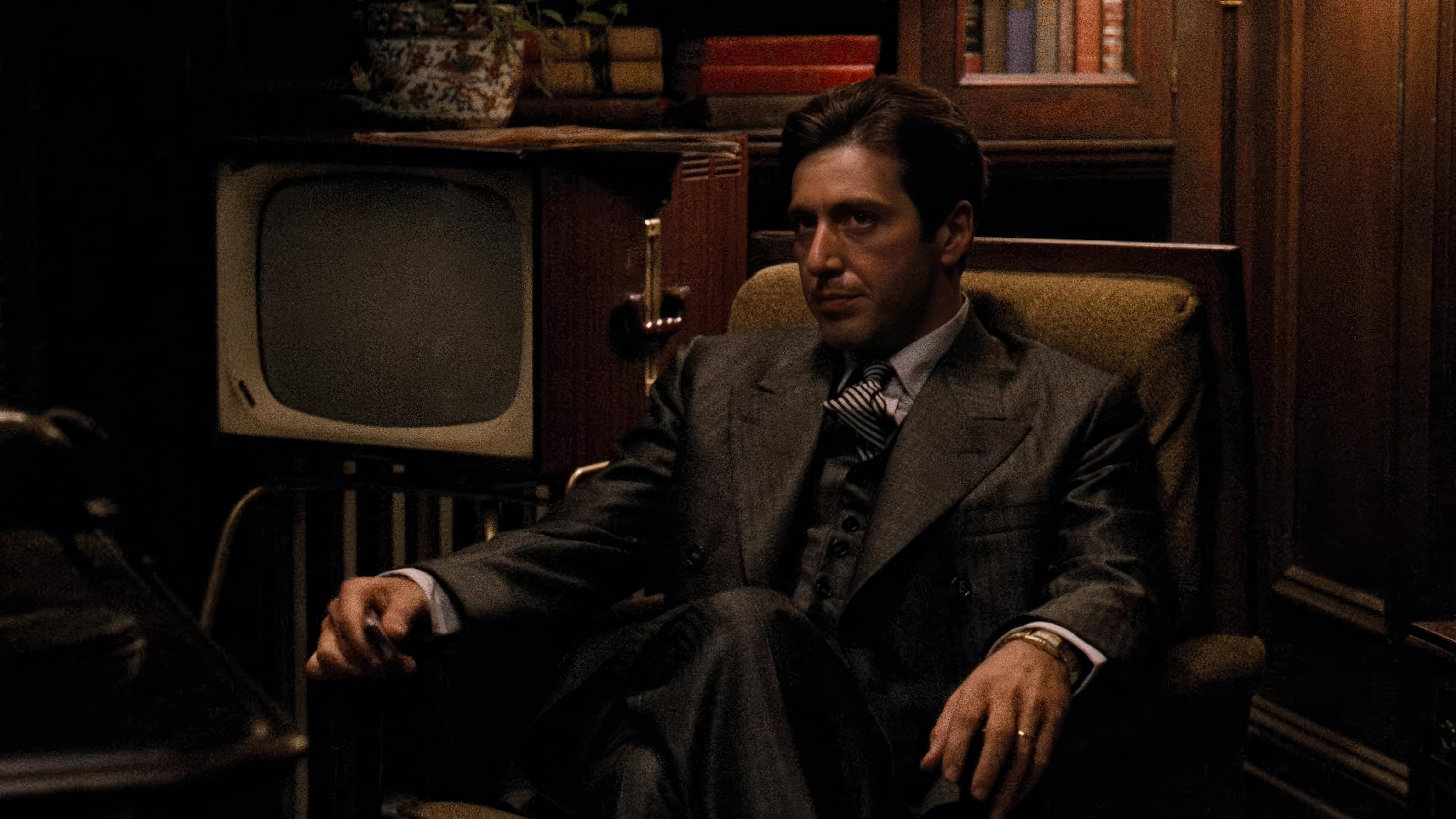 Al Pacino wearing Rolex Datejust in The Godfather