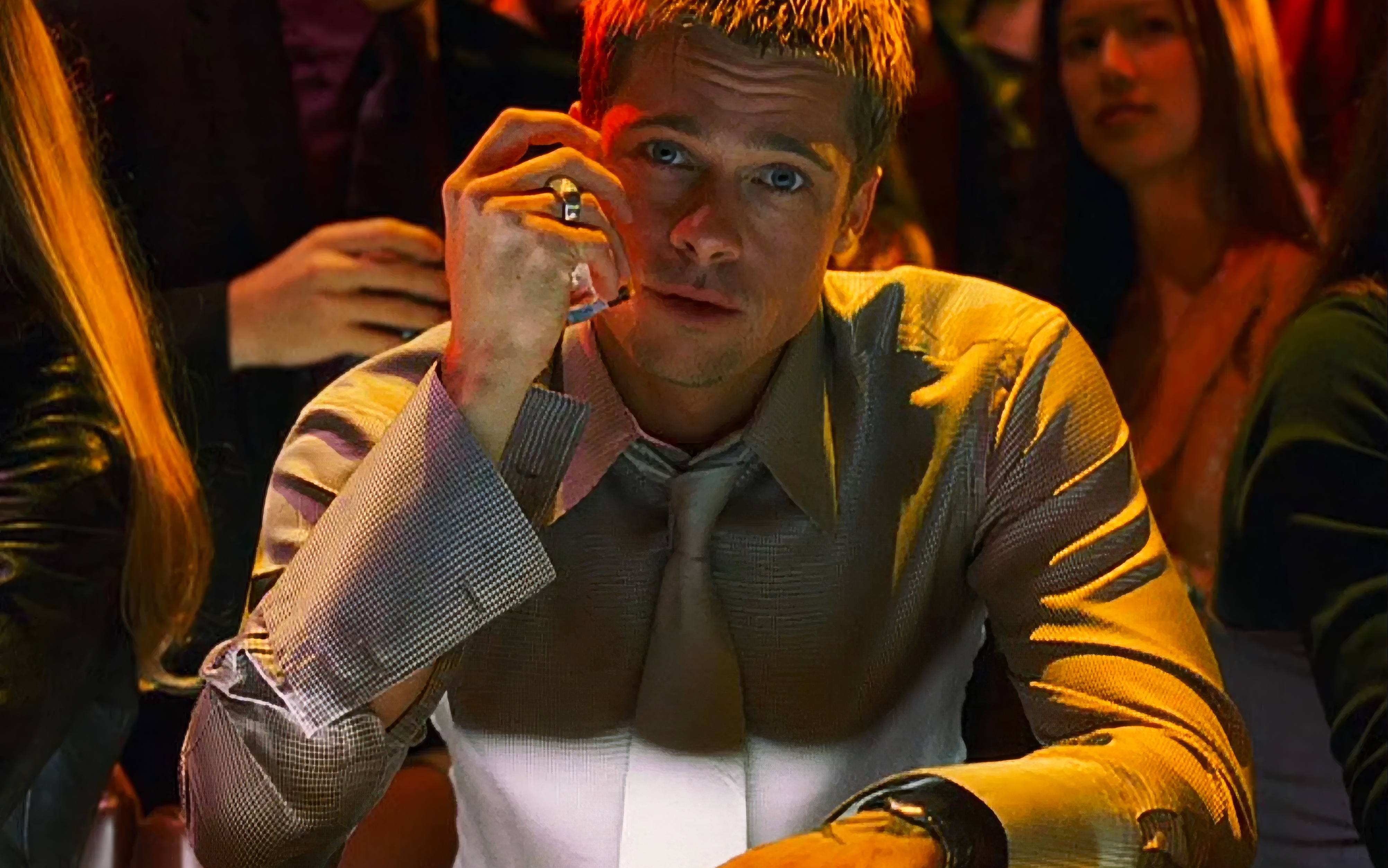 Brad Pitt wearing Rolex in Ocean's Eleven