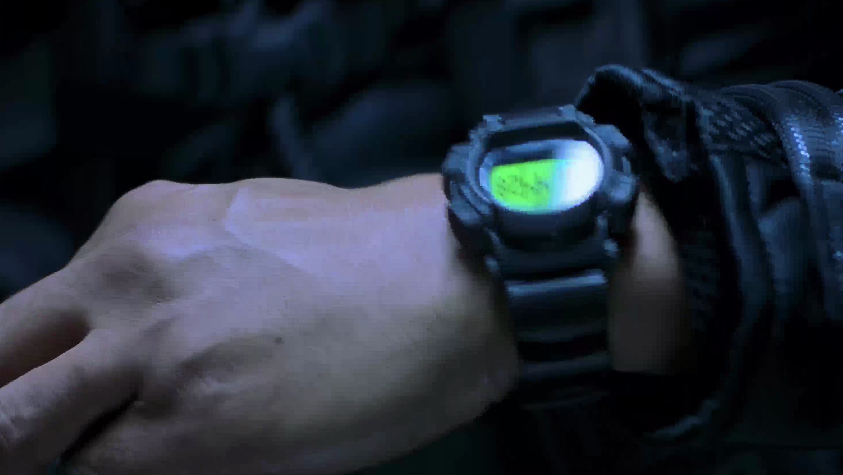 Colin Salmon wearing Casio G-Shock in Resident Evil