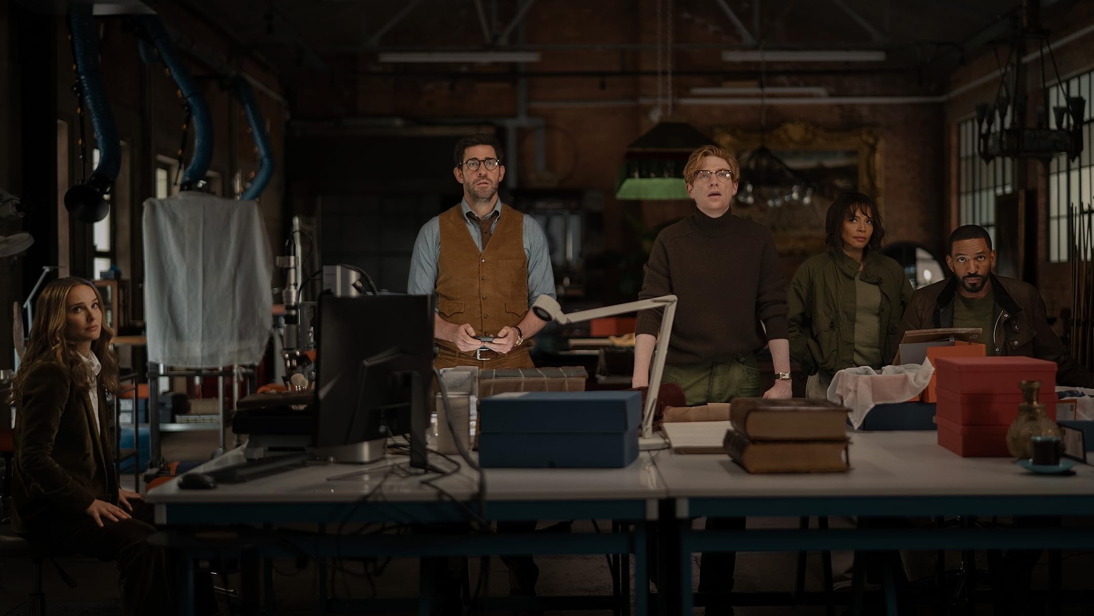 Domhnall Gleeson wearing Jaeger-LeCoultre Reverso in Fountain of Youth