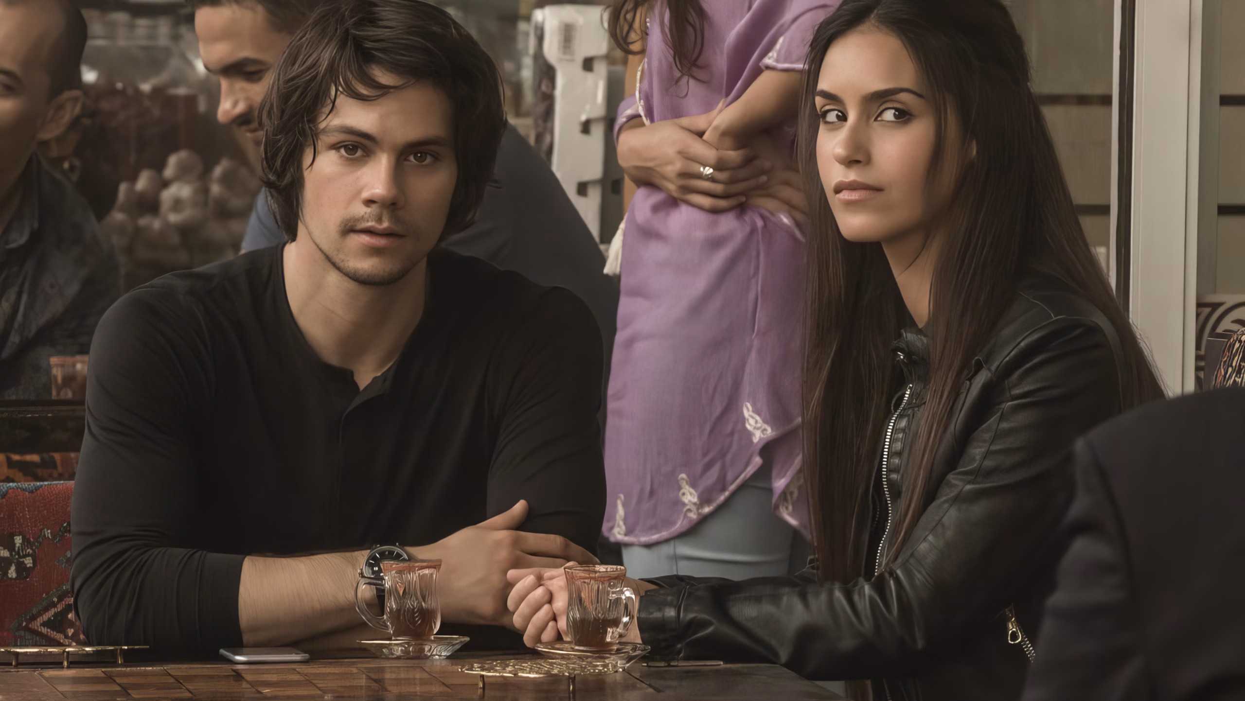 Dylan OBrien wearing Hamilton Jazzmaster in American Assassin