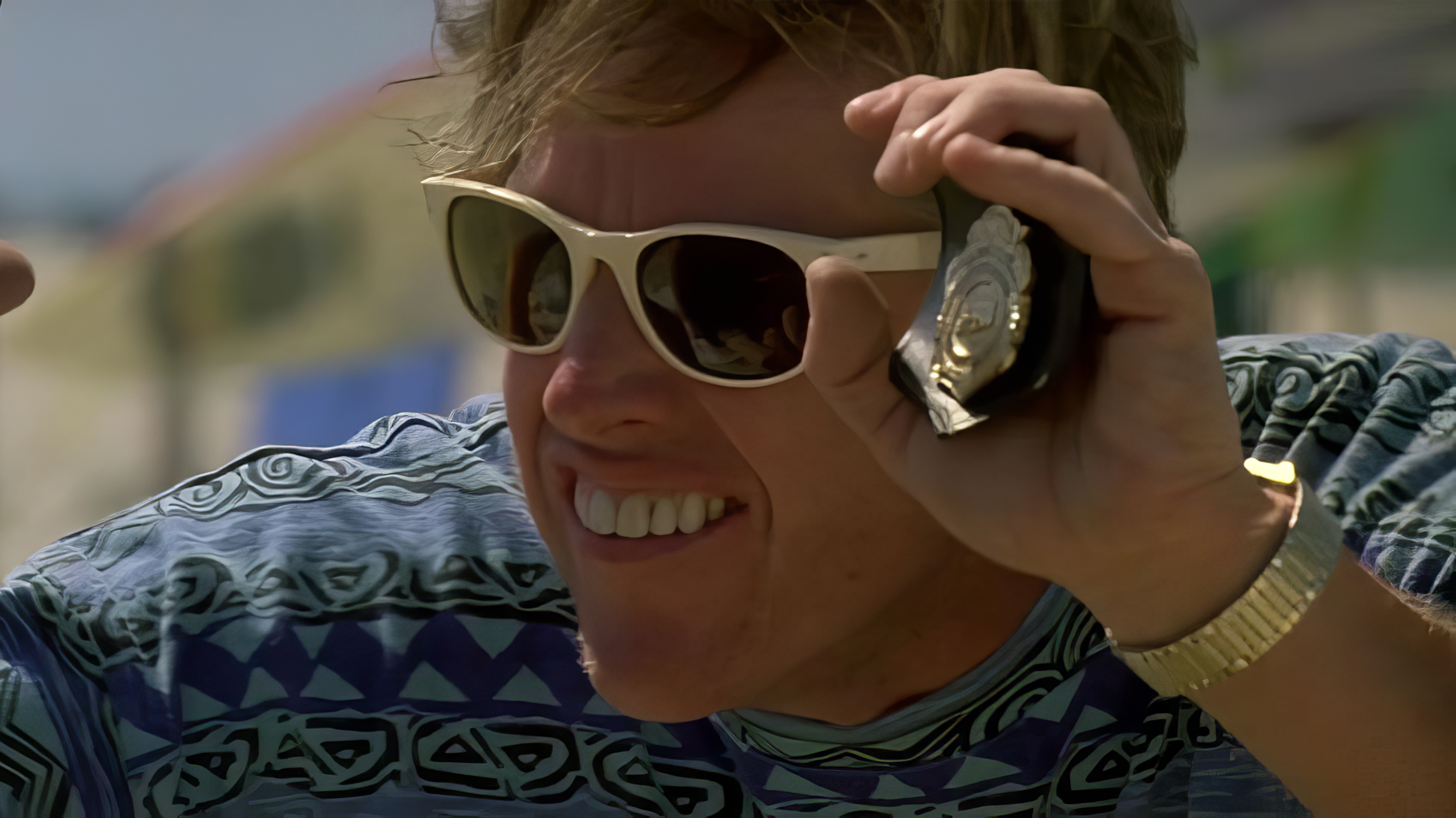 Gary Busey wearing Timex Datejust-style in Point Break