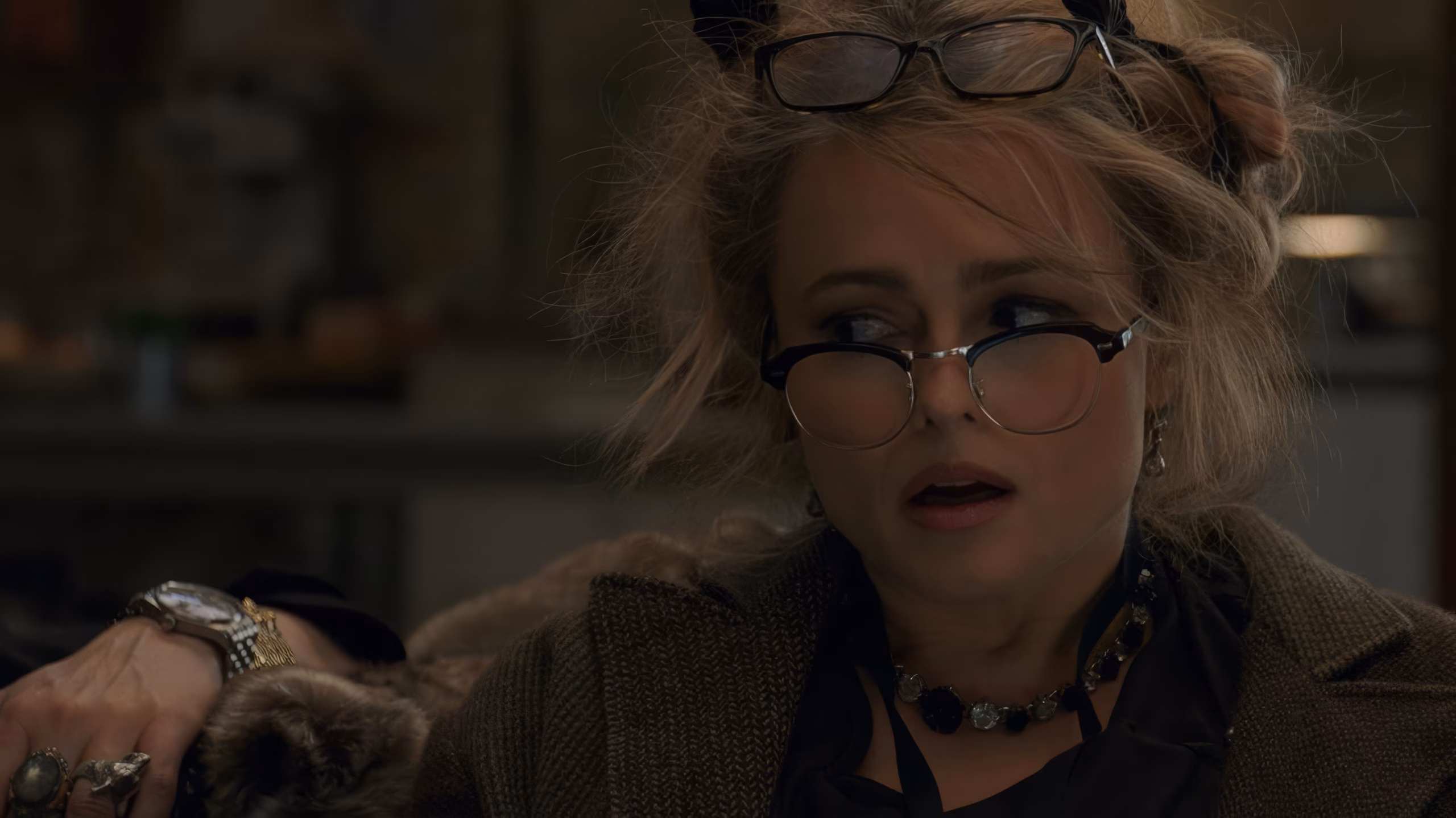 Helena Bonham Carter wearing Unidentified watch in Ocean's Eight