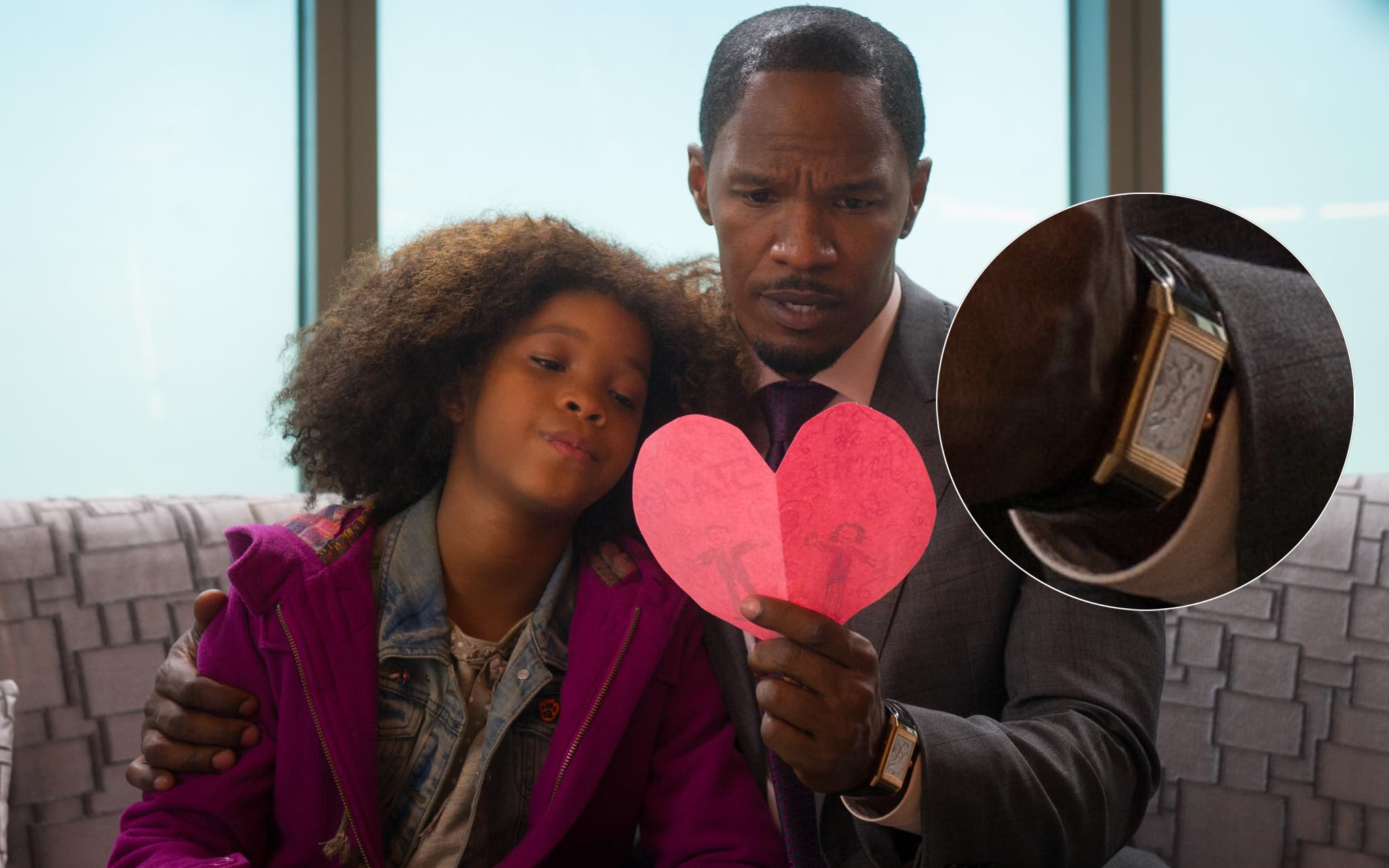 Jamie Foxx wearing Jaeger-LeCoultre Reverso Grande Calendar in Annie