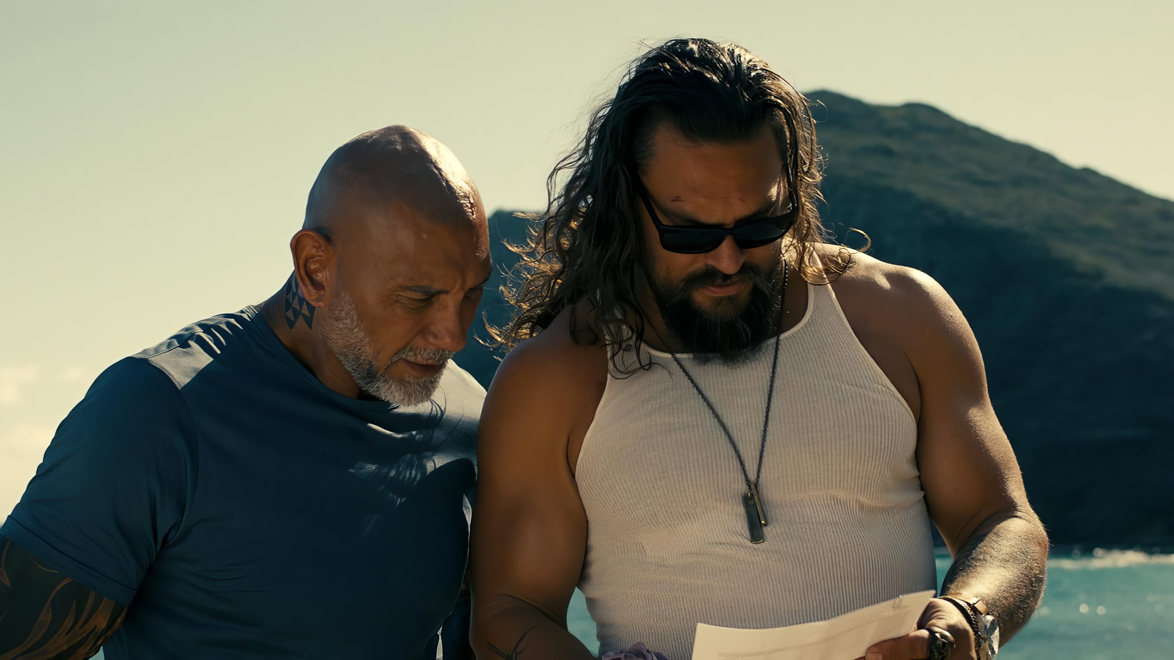 Jason Momoa wearing Unidentified Watch in The Wrecking Crew